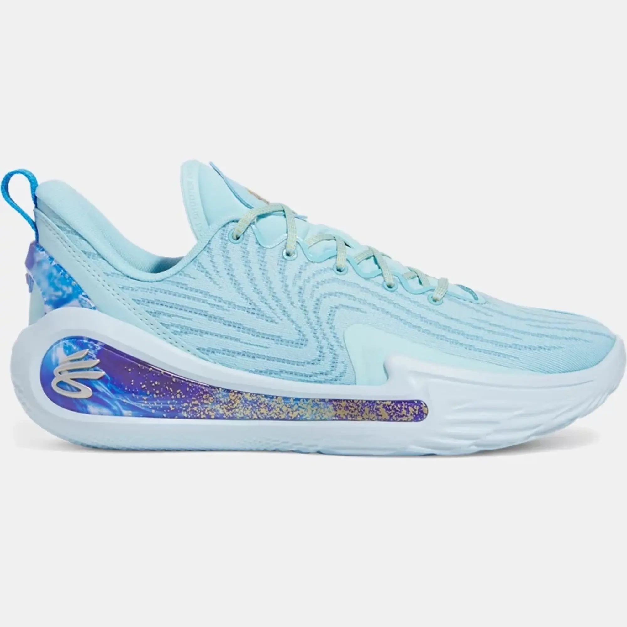 Under Armour Curry 12 'Pisces' Unisex Basketball Shoes Stream / Metallic Gold / Metallic Silver 11