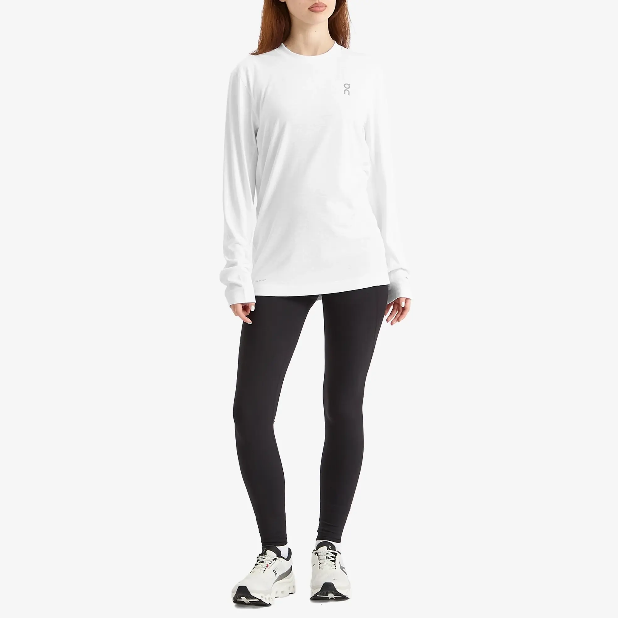 ON Train Long T-Shirt White