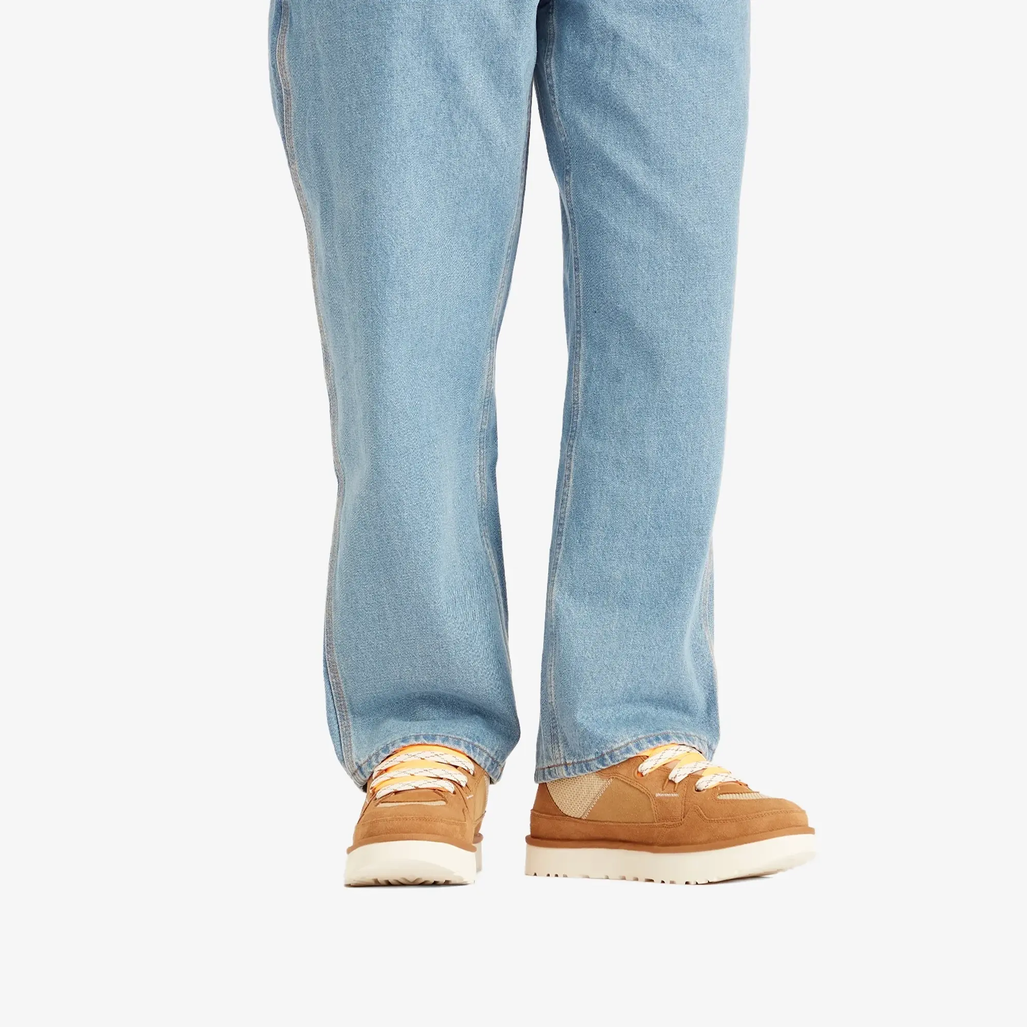 UGG Men's Lo Lowmel Sneaker Chestnut / Bright Melon