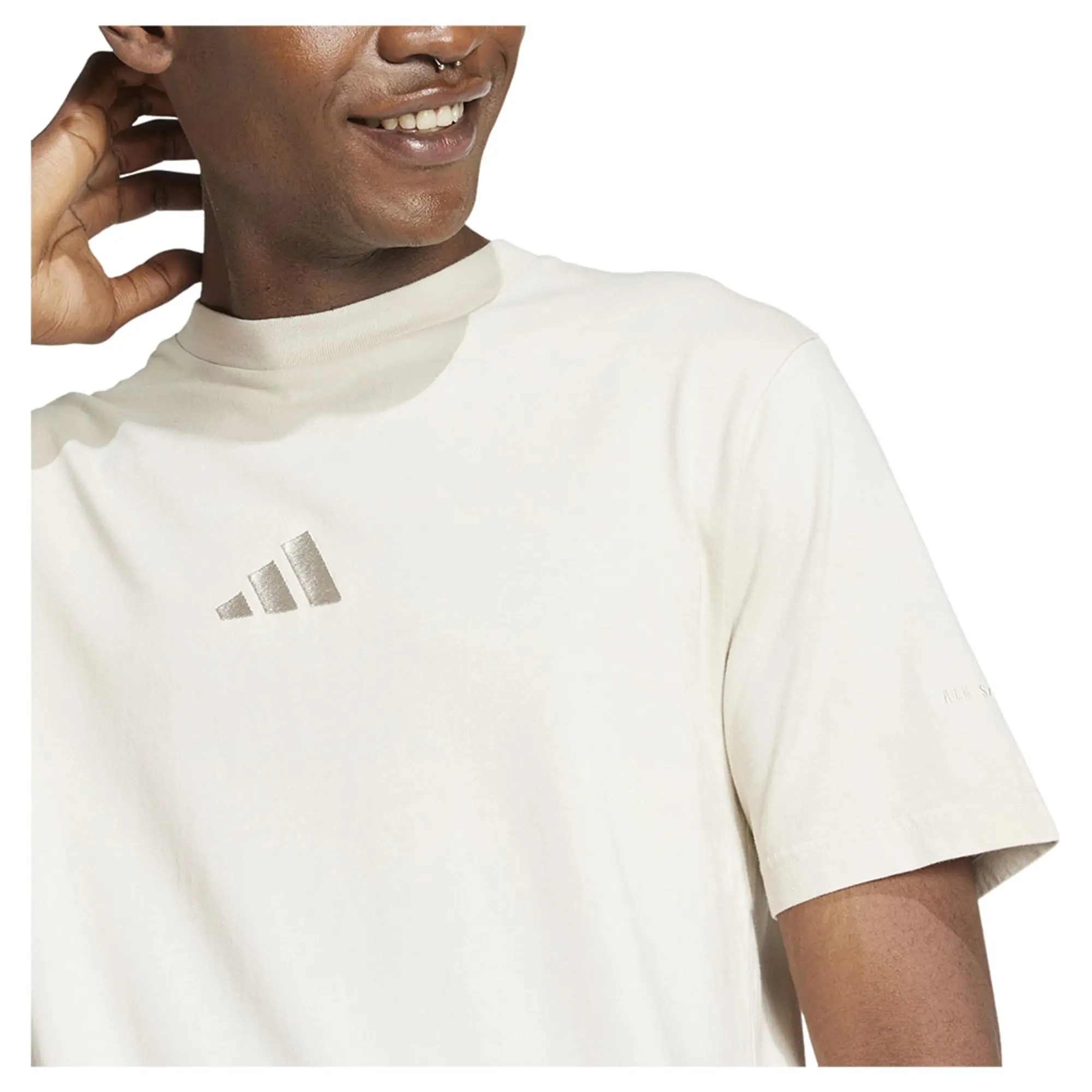 adidas    men's T shirt in Beige