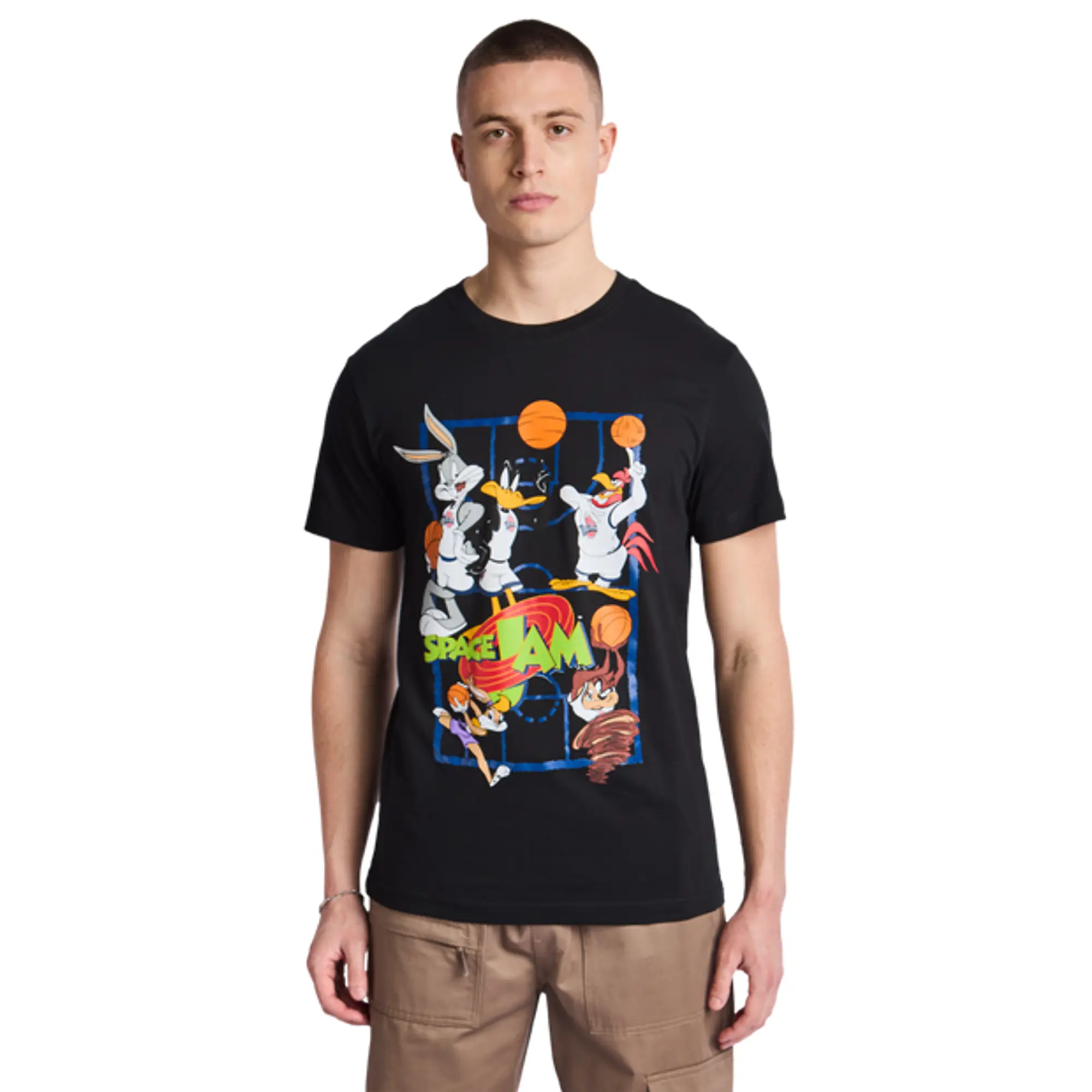 MERCHCODE Space Jam Men T-Shirts - Black