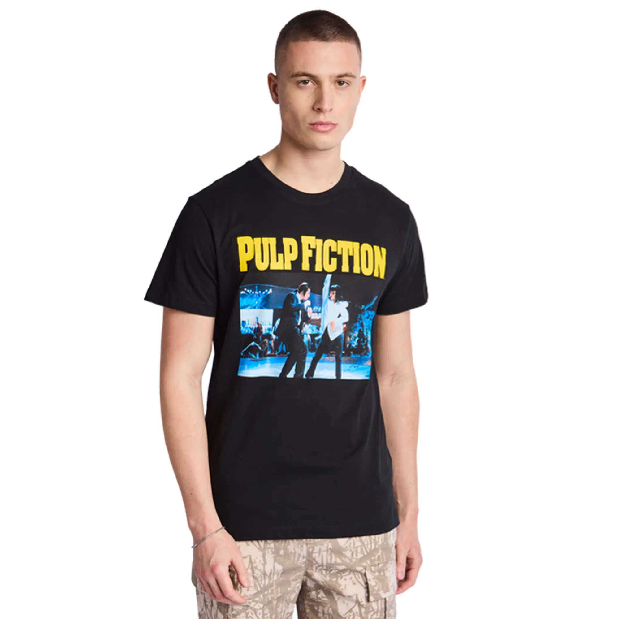 MERCHCODE Pulp Fiction Men T-Shirts - Black
