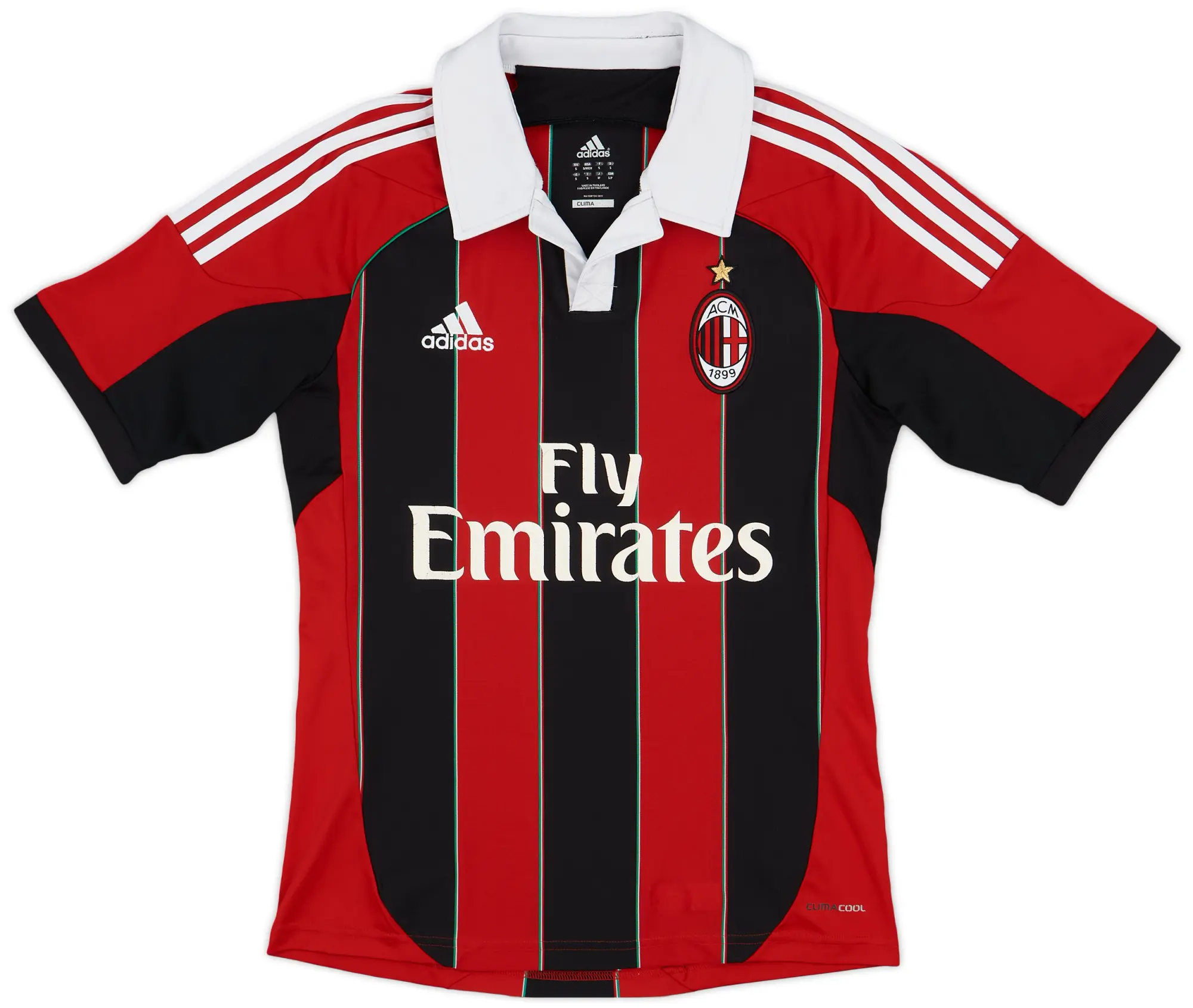 adidas 2012-13 AC Milan Home Shirt - 7/10 - (S)