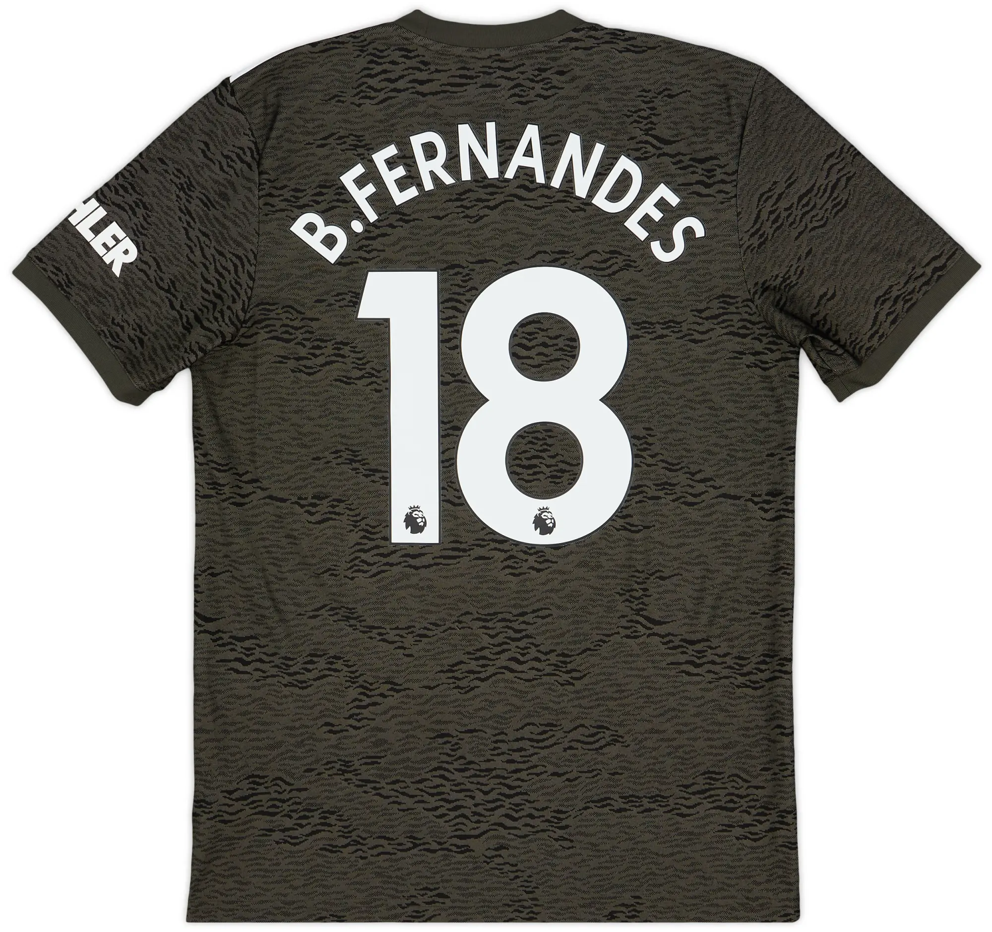 adidas 2020-21 Manchester United Away Shirt B.Fernandes #18 - 9/10 - (M)