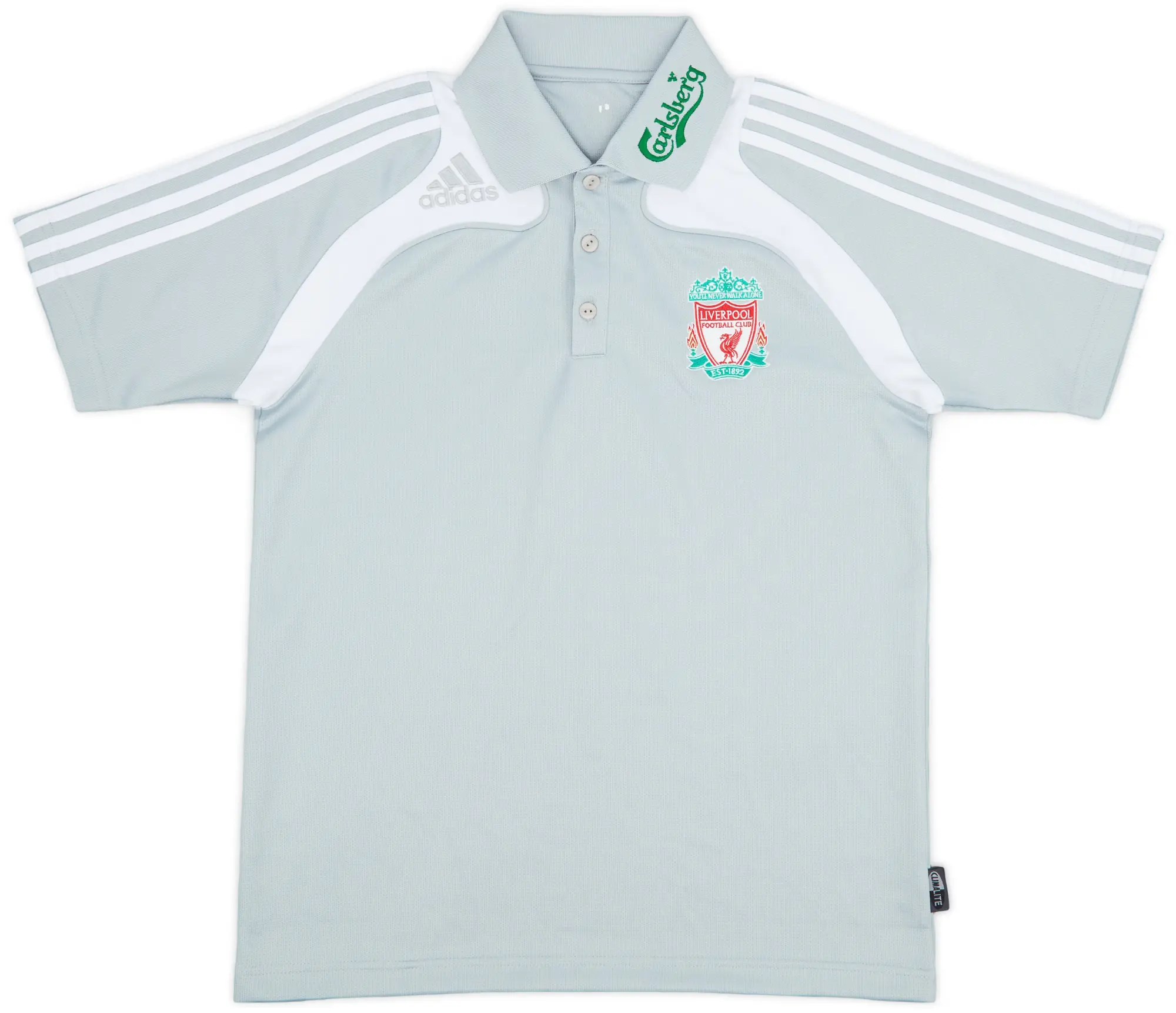 2008-09 Liverpool adidas Polo Shirt - 8/10 - (M)