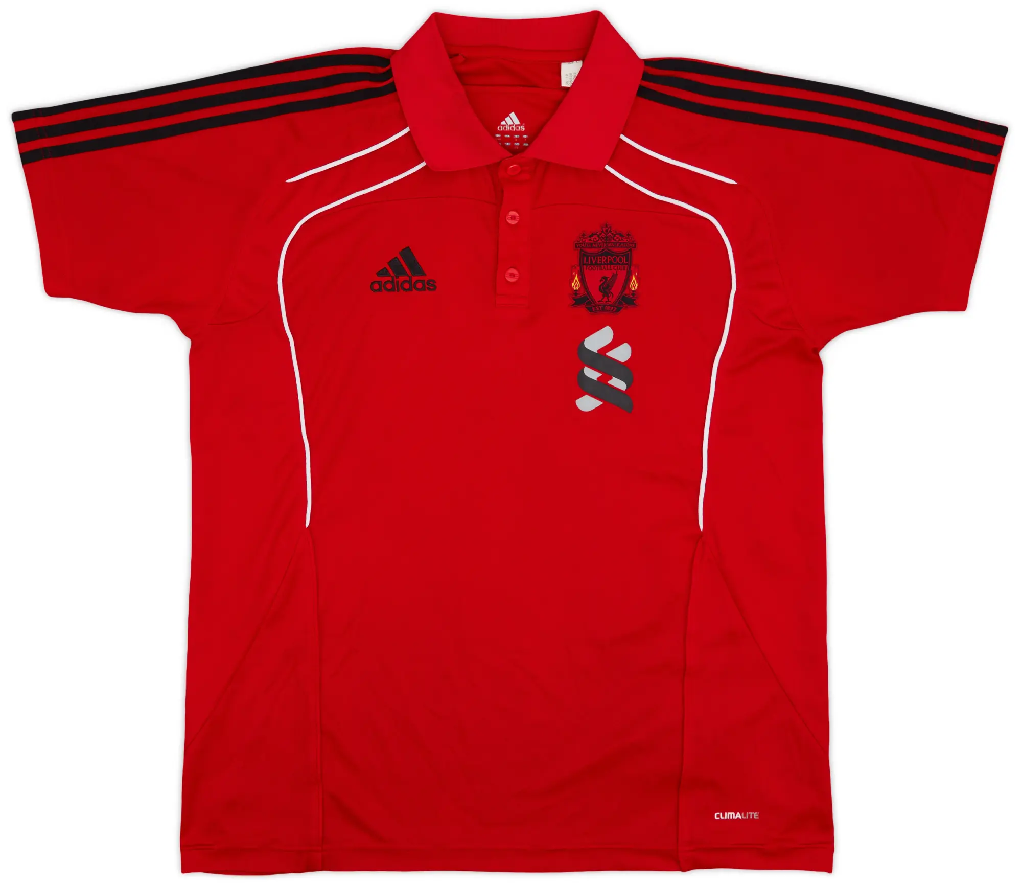 2010-11 Liverpool adidas Polo Shirt - 8/10 - (L)