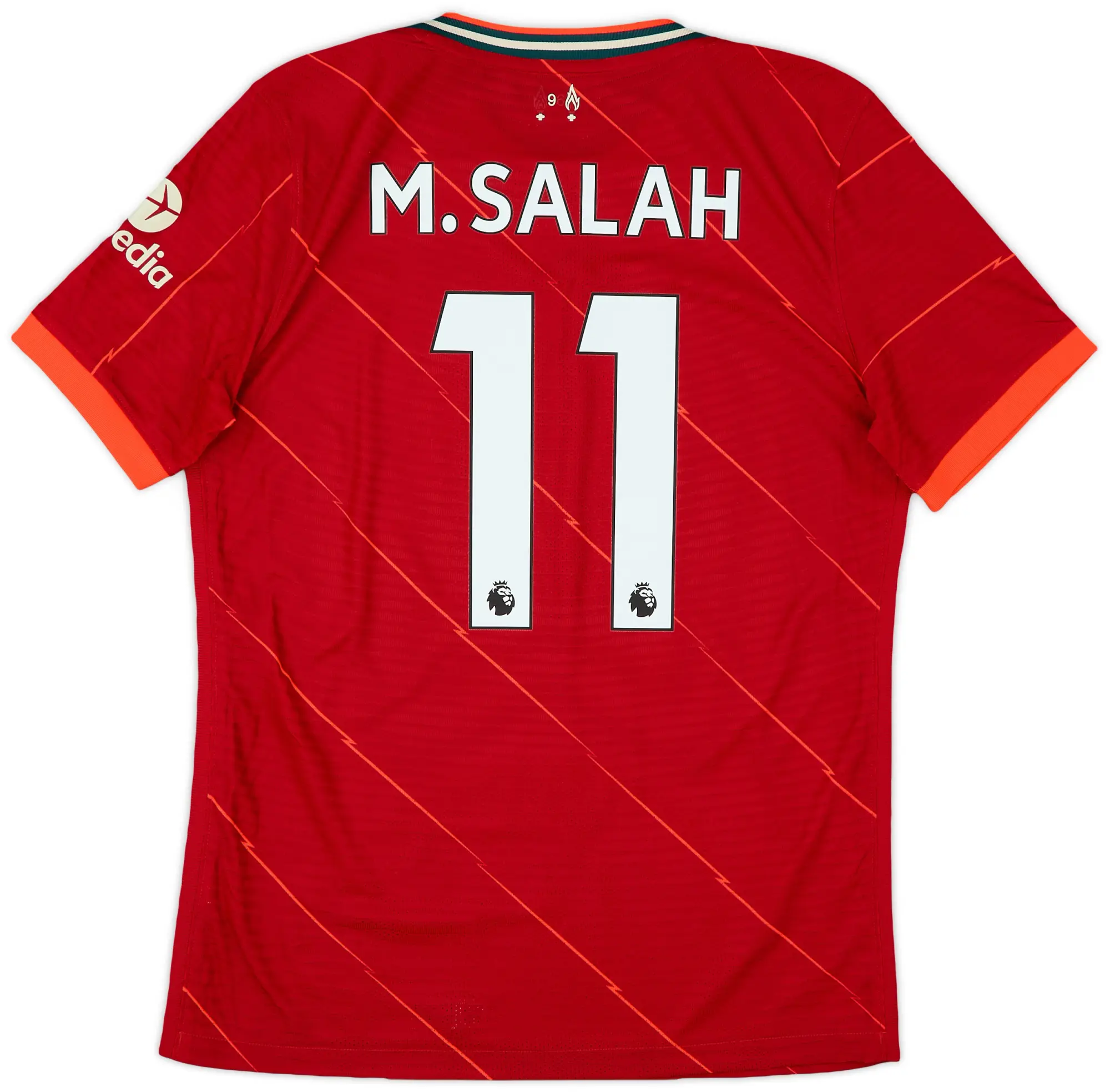 Nike 2021-22 Liverpool Authentic Home Shirt M.Salah #11 - 8/10 - (M)