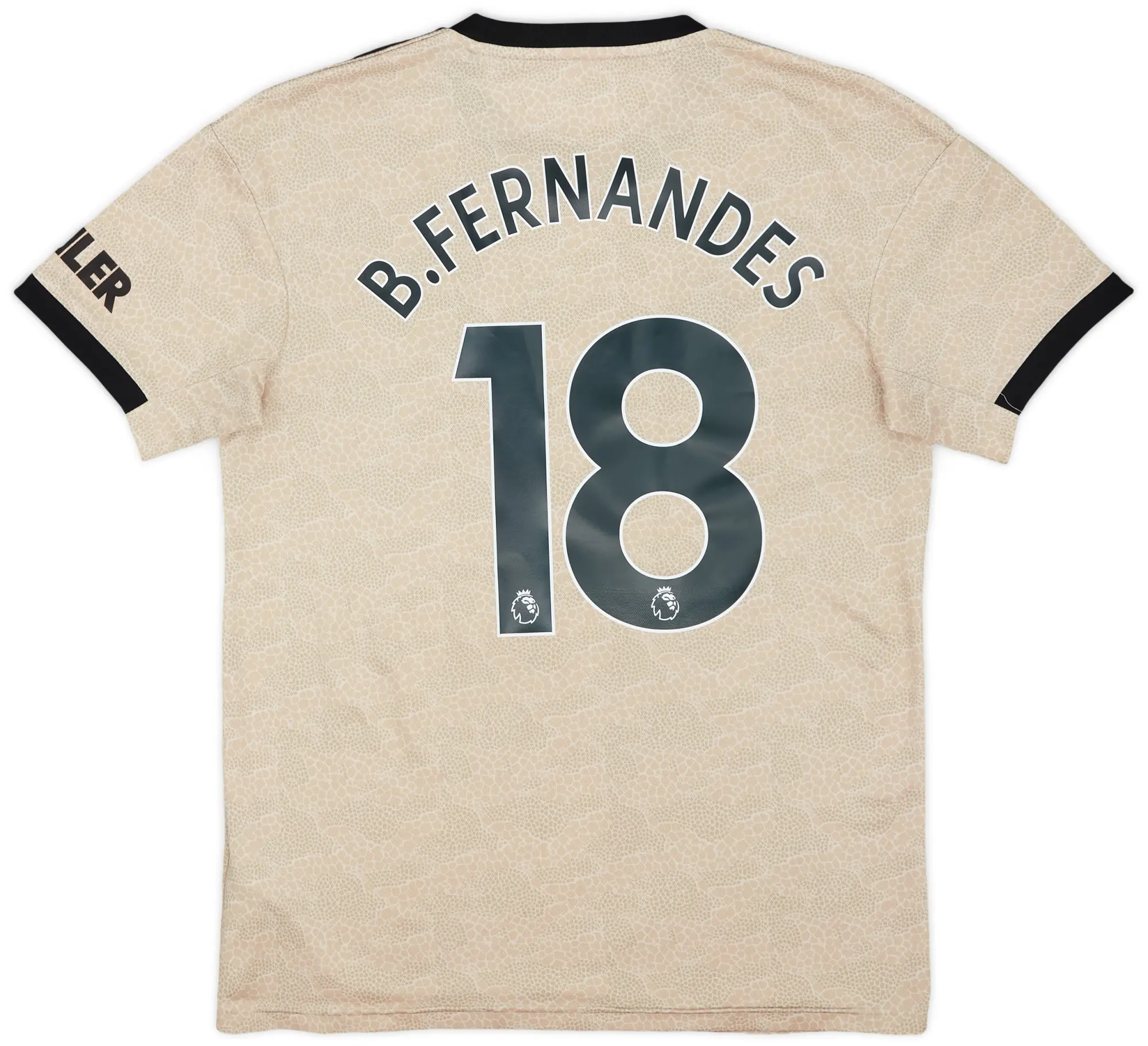 adidas 2019-20 Manchester United Away Shirt B.Fernandes #18 - 6/10 - (M)