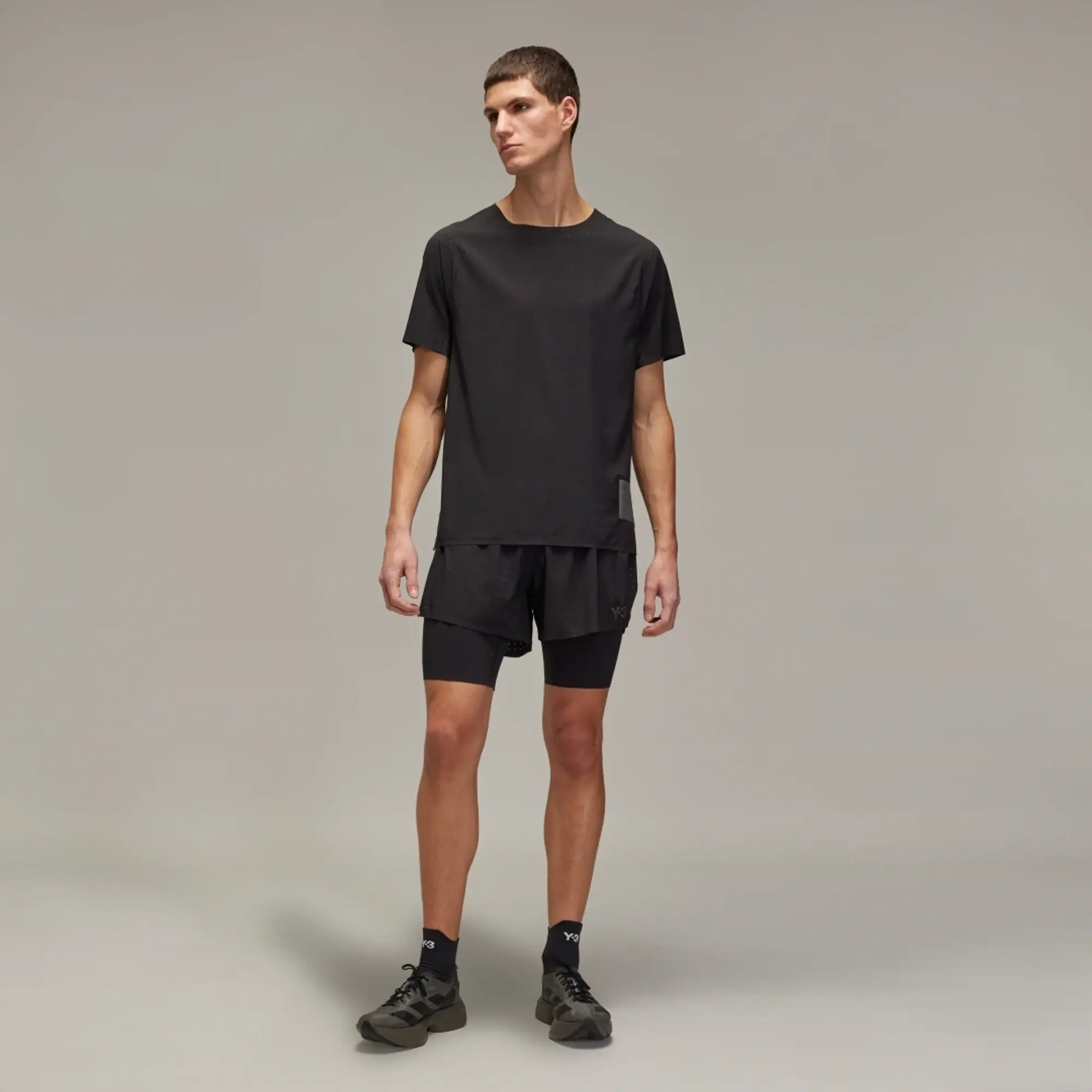 Y-3 Men's Run T-Shirt Black