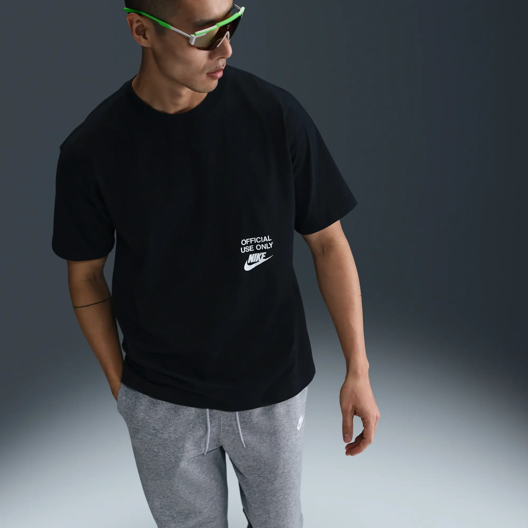 Nike Sportswear Max90 T-Shirt - Black - Cotton/Polyester