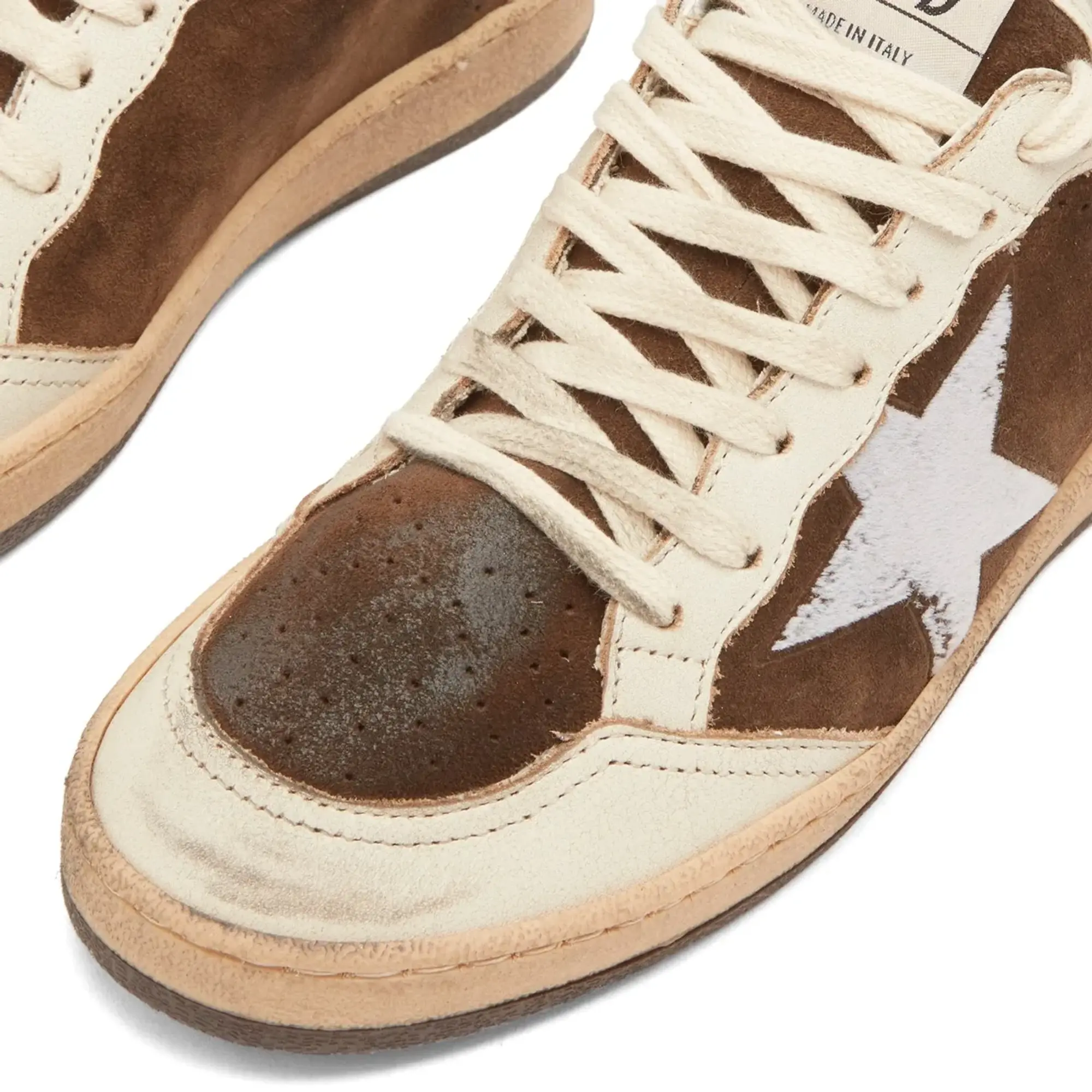 Golden Goose Women's Ballstar Brown/Beige/White