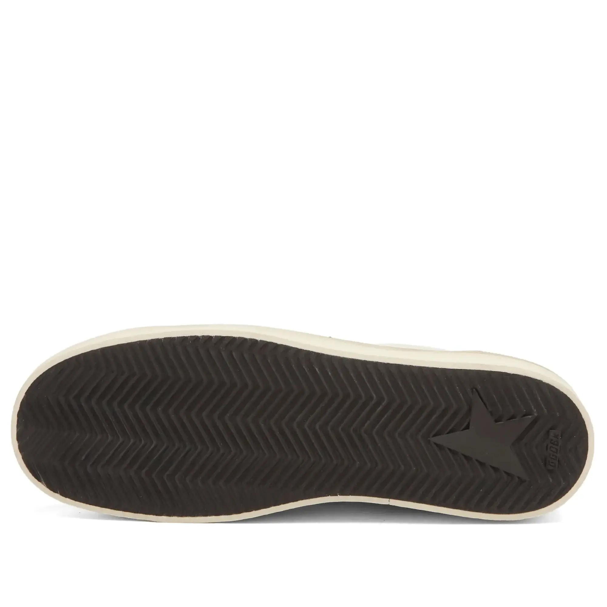 Golden Goose Men's Stardan Leather and Suede Sneaker White/Black/Green