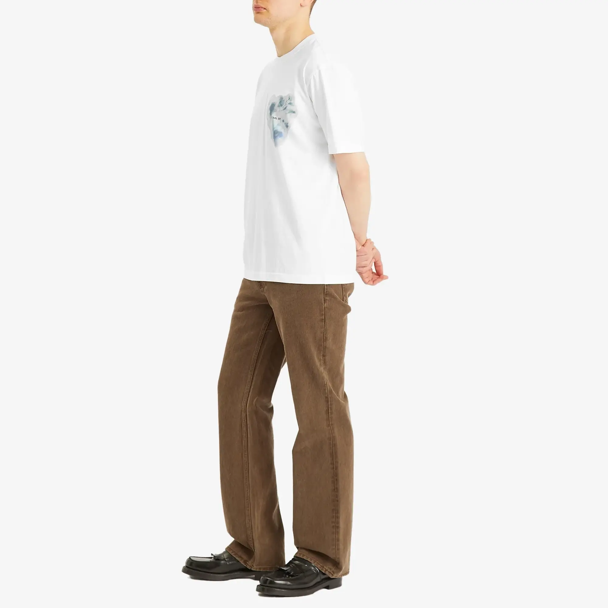NN07 Men's Adam Print T-Shirt Blue Print