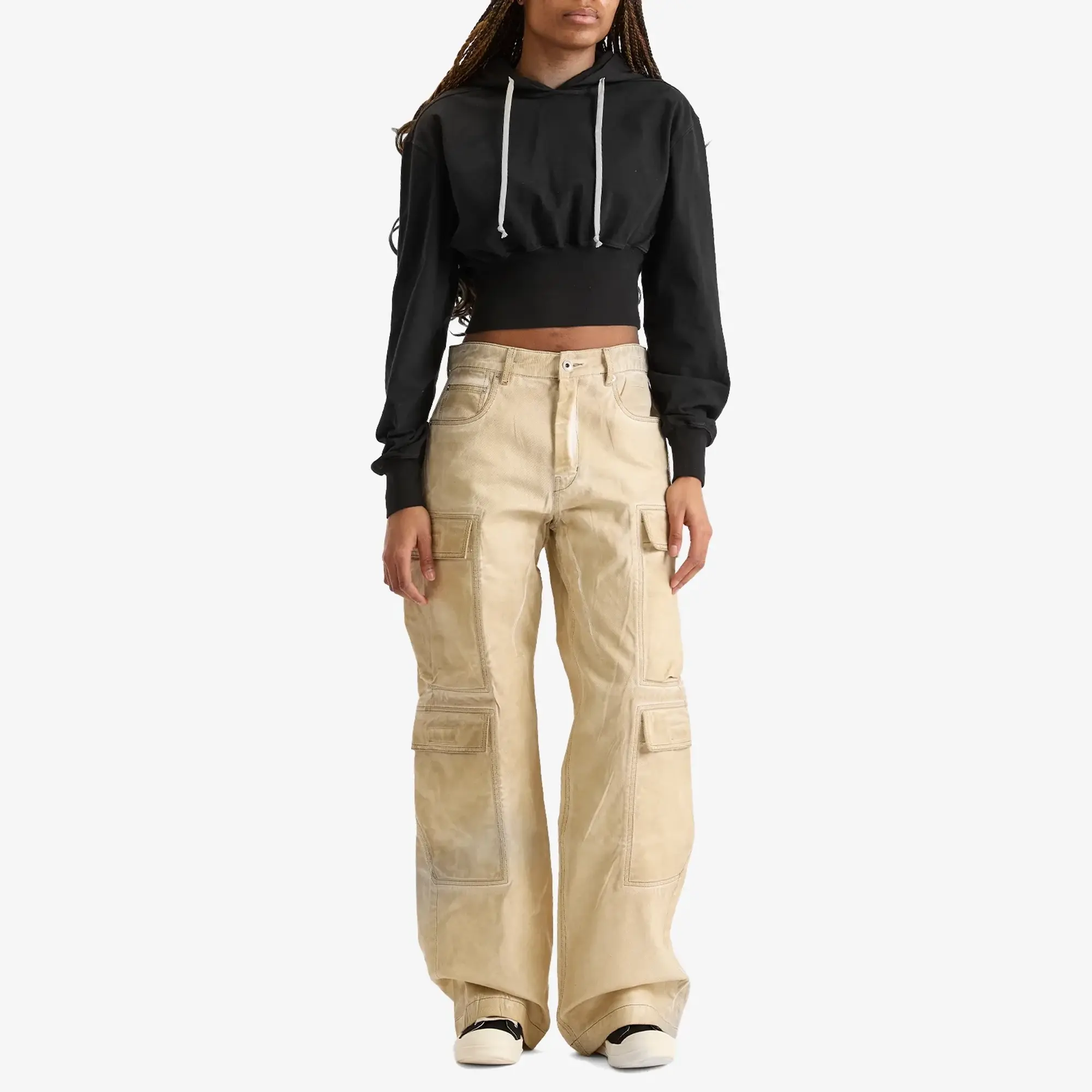 Rick Owens DRKSHDW Women's Tatlin Hoodie Black