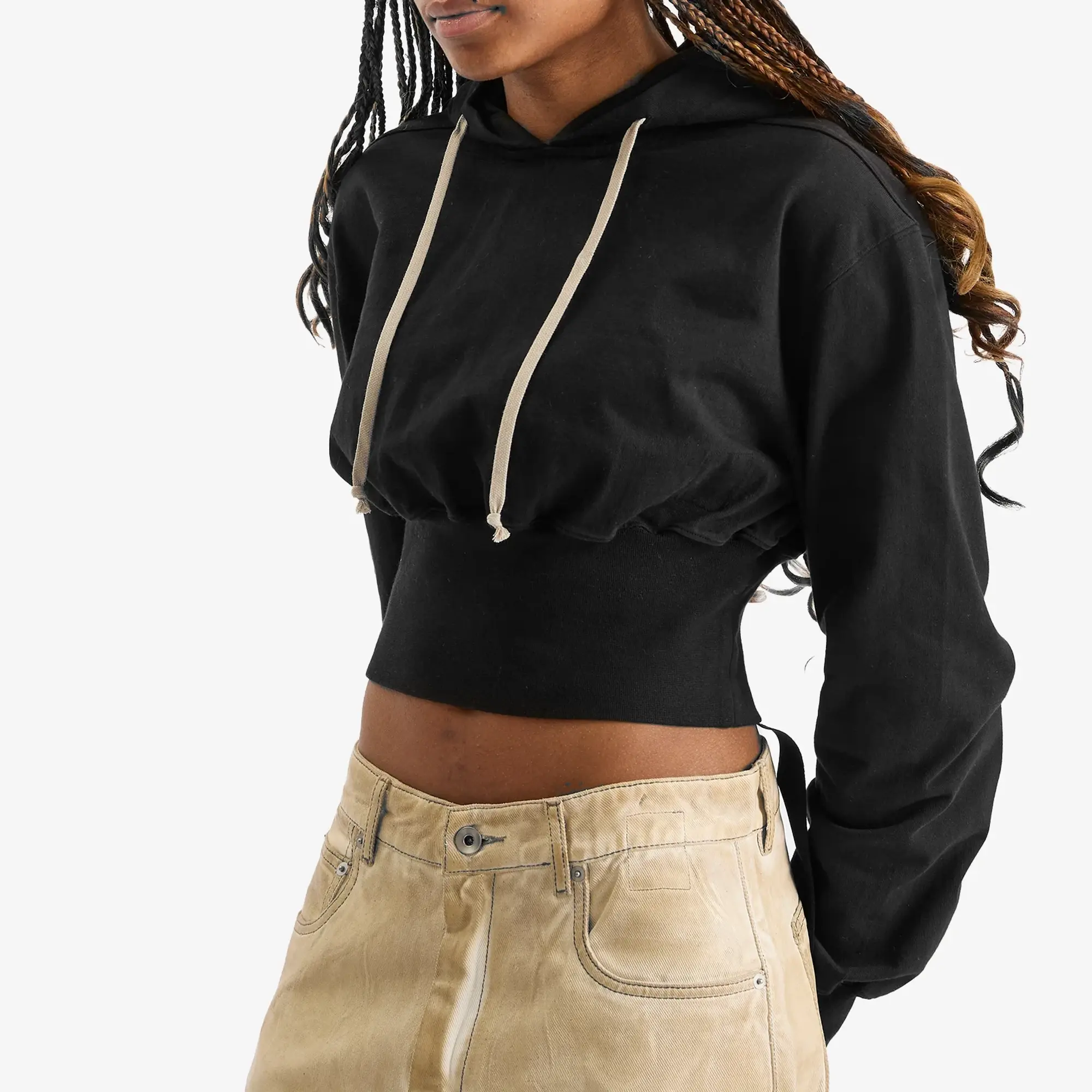 Rick Owens DRKSHDW Women's Tatlin Hoodie Black