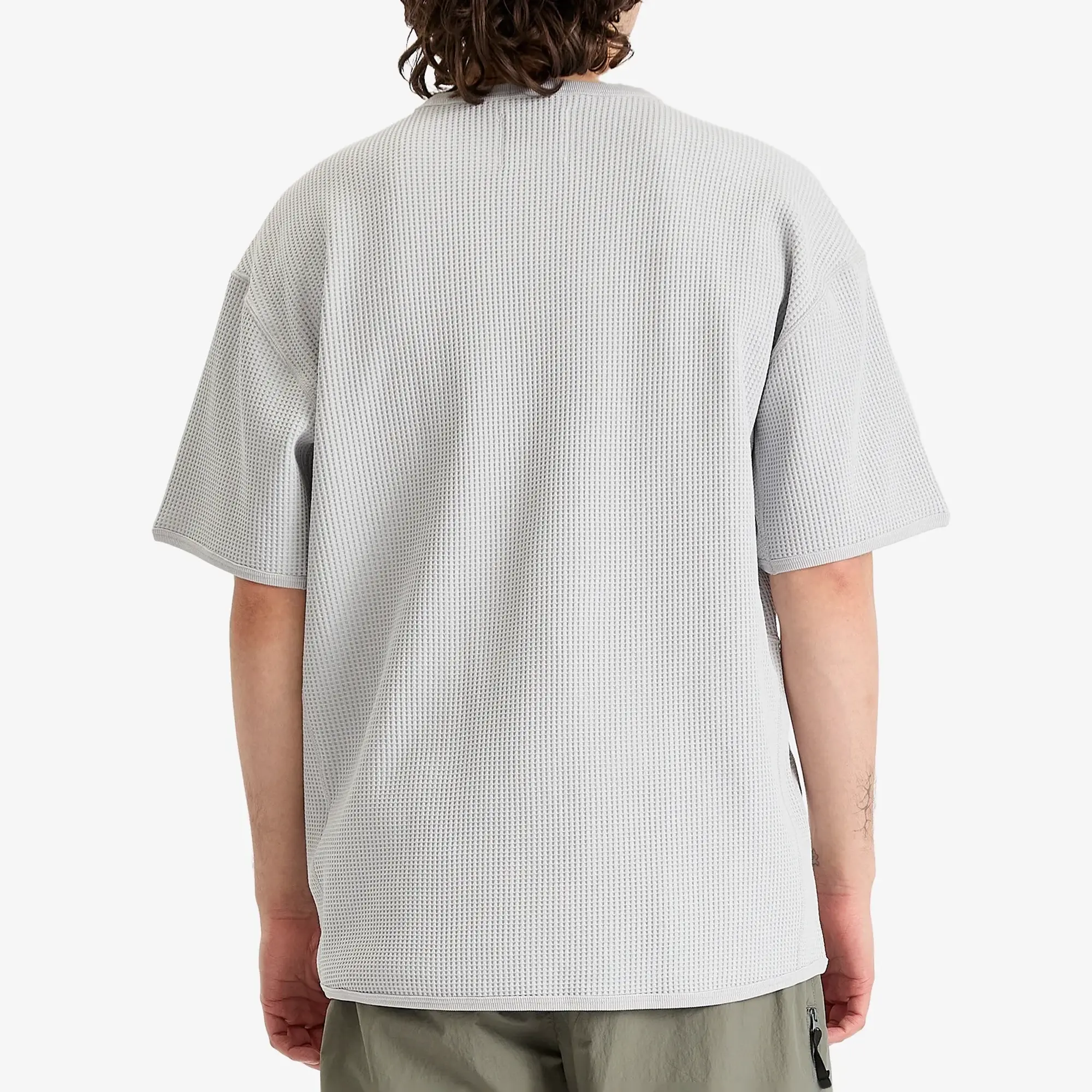 Snow Peak Men's Dry Waffle T-Shirt Light Grey