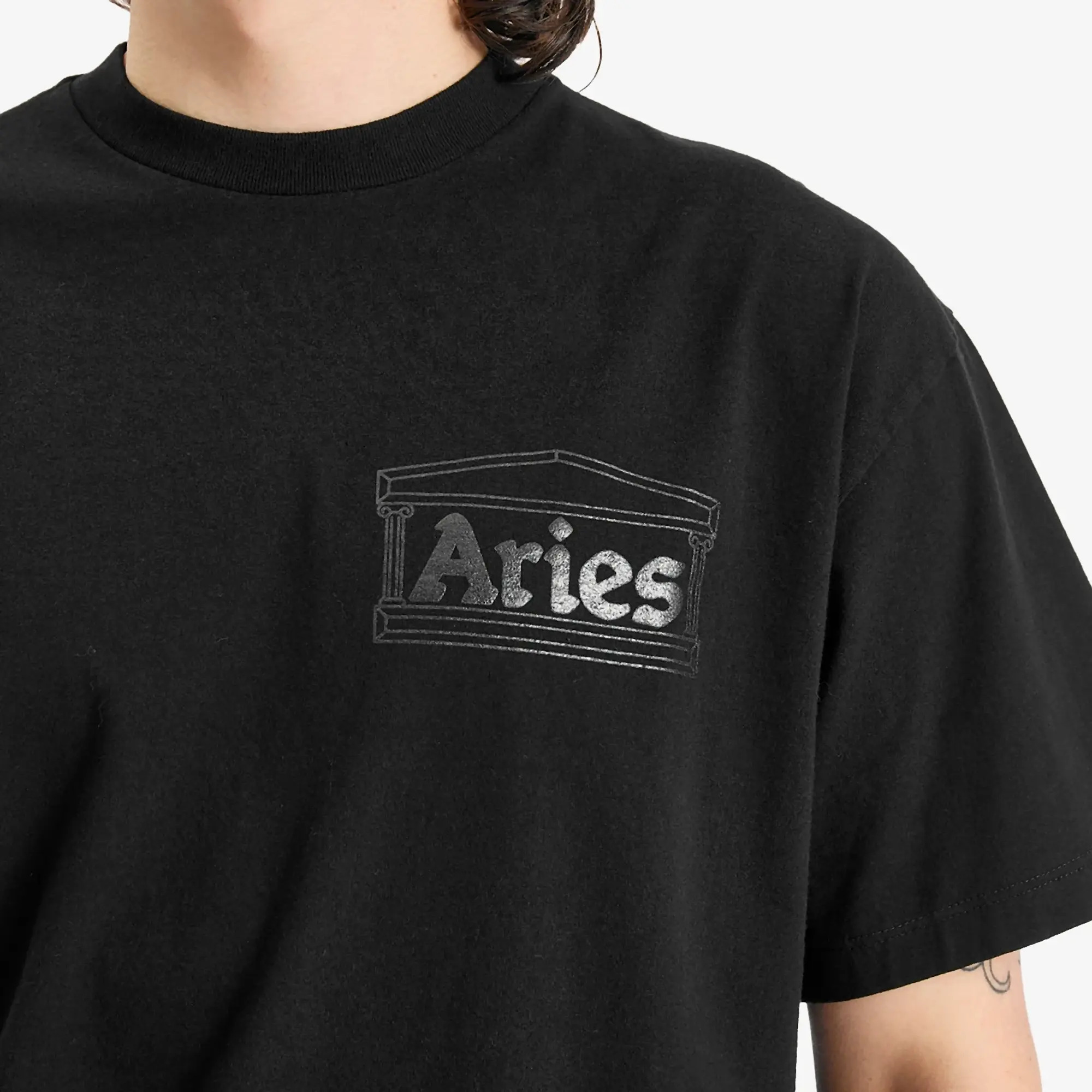 Aries Men's Temple T-Shirt Black
