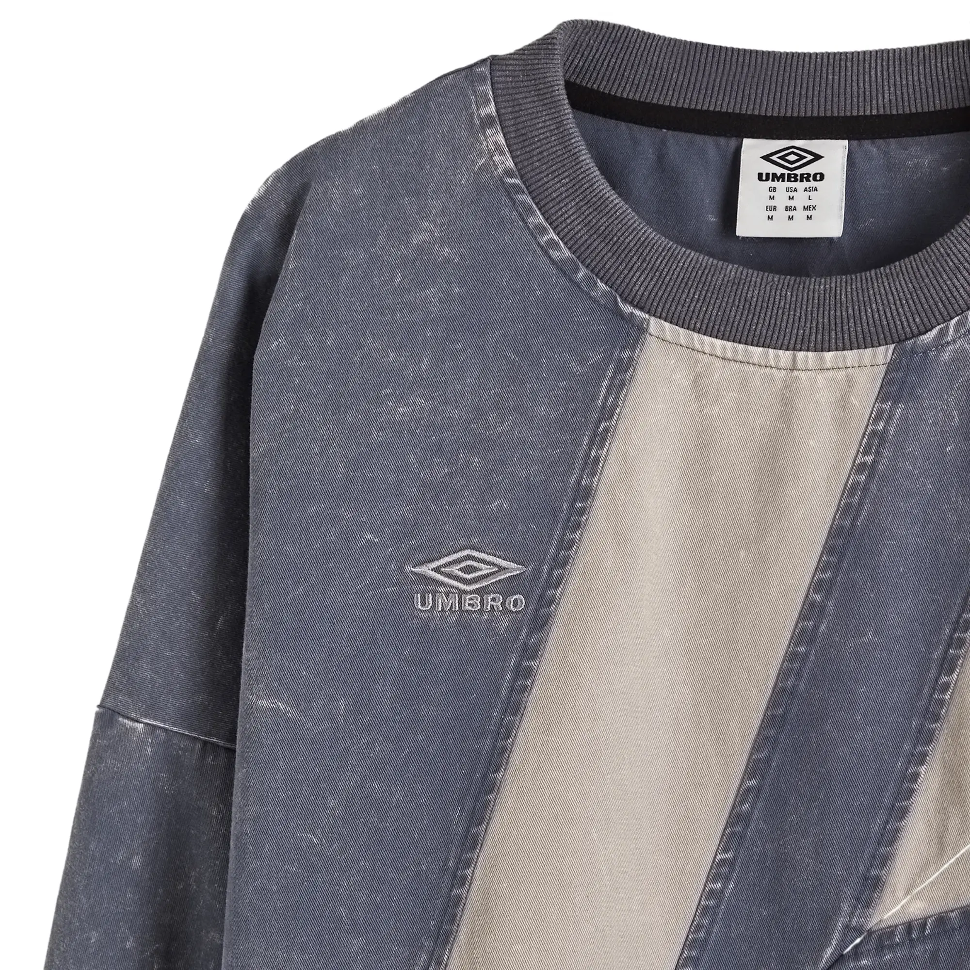 Umbro Washed Diamond Drill Top Blue Mirage | 66640U-MSX Umbro Washed Diamond Drill Top Blue Mirage | 66640U-MSX