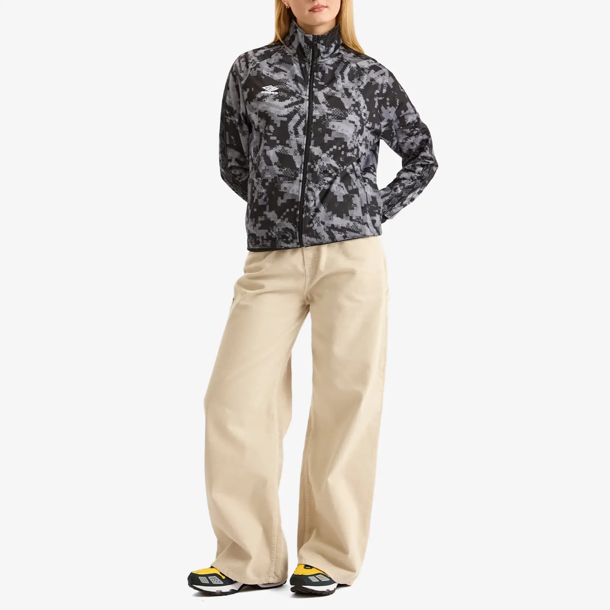 Umbro Taped Digi Track Top Black Camo