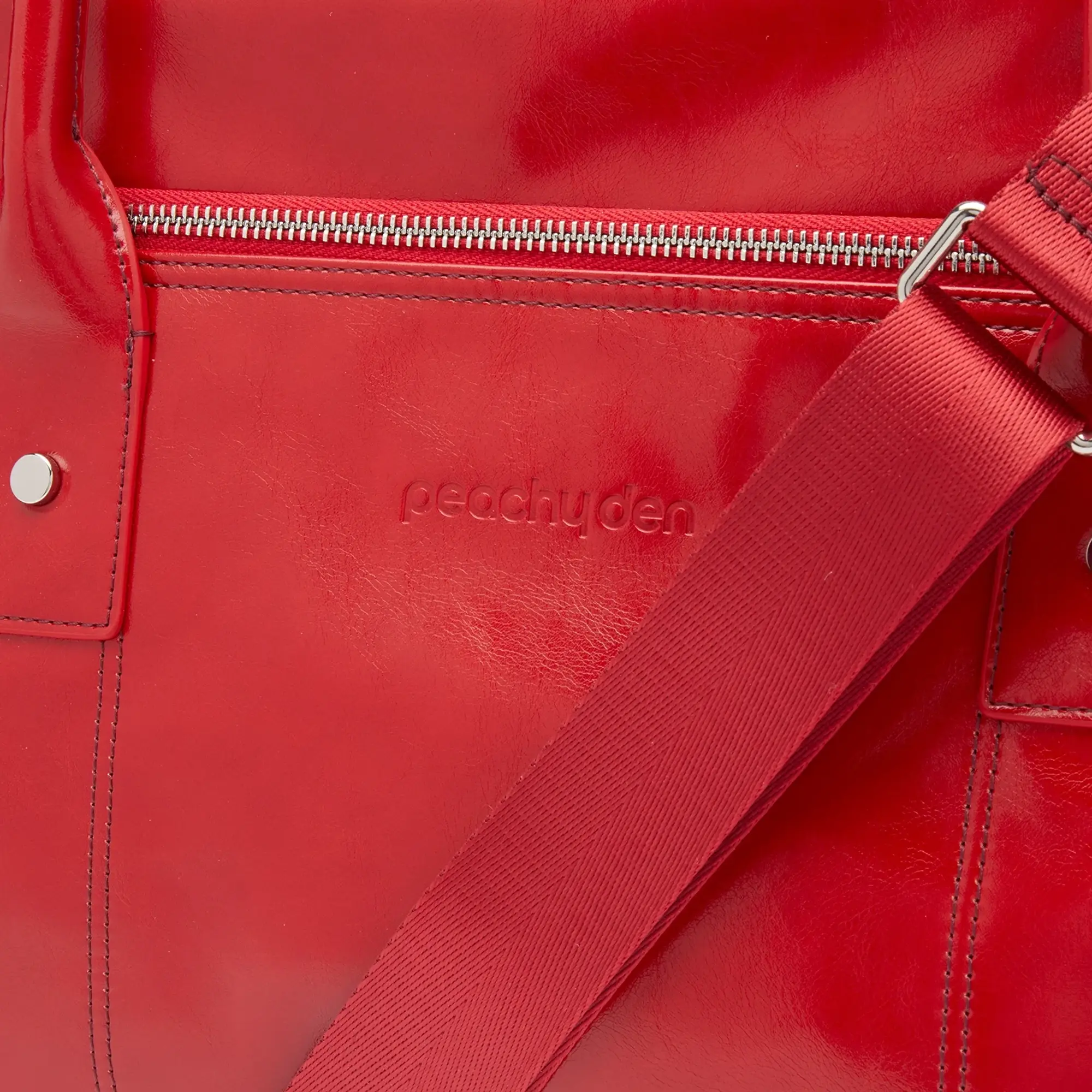 Peachy Den Women's Bowler Bag Tomato