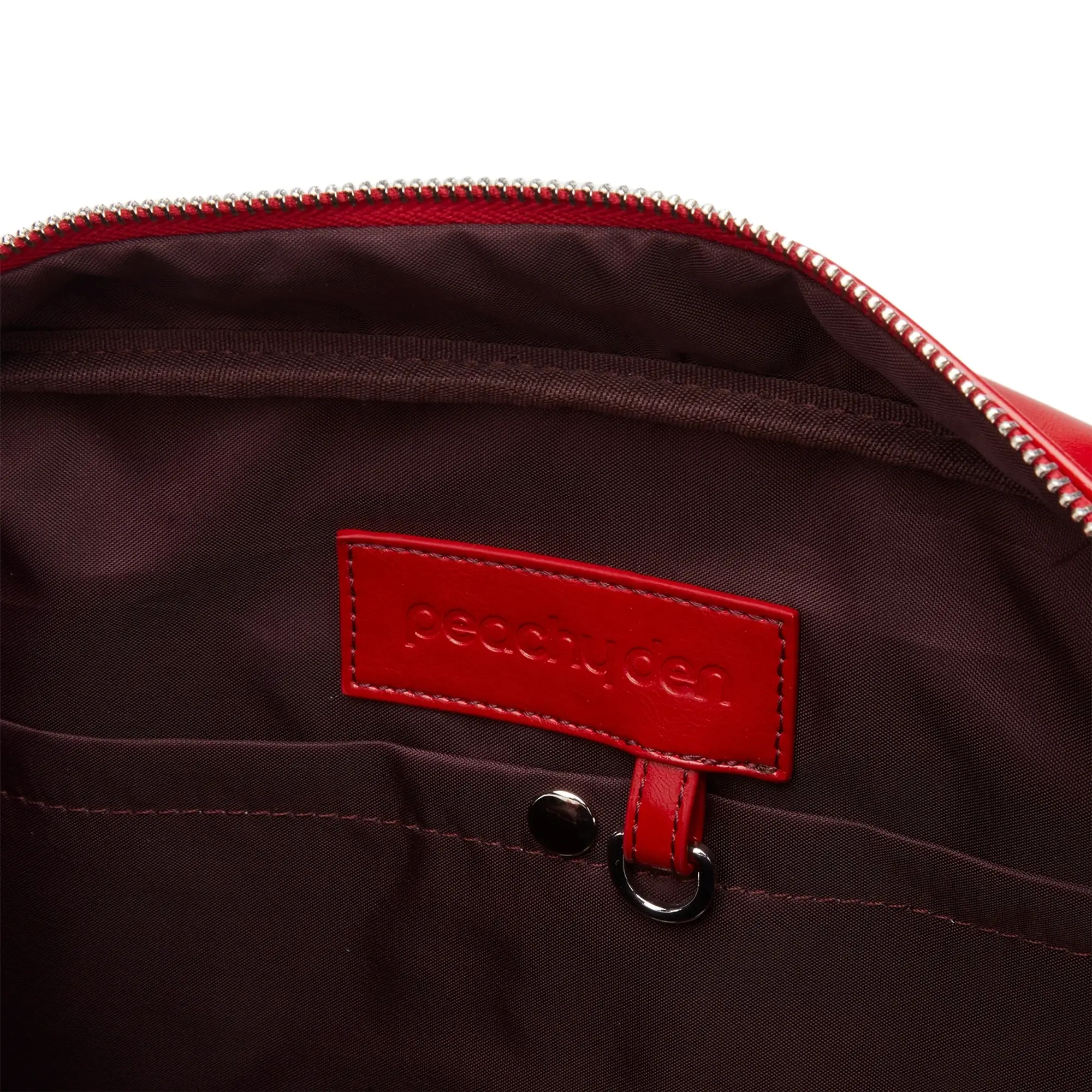 Peachy Den Women's Bowler Bag Tomato