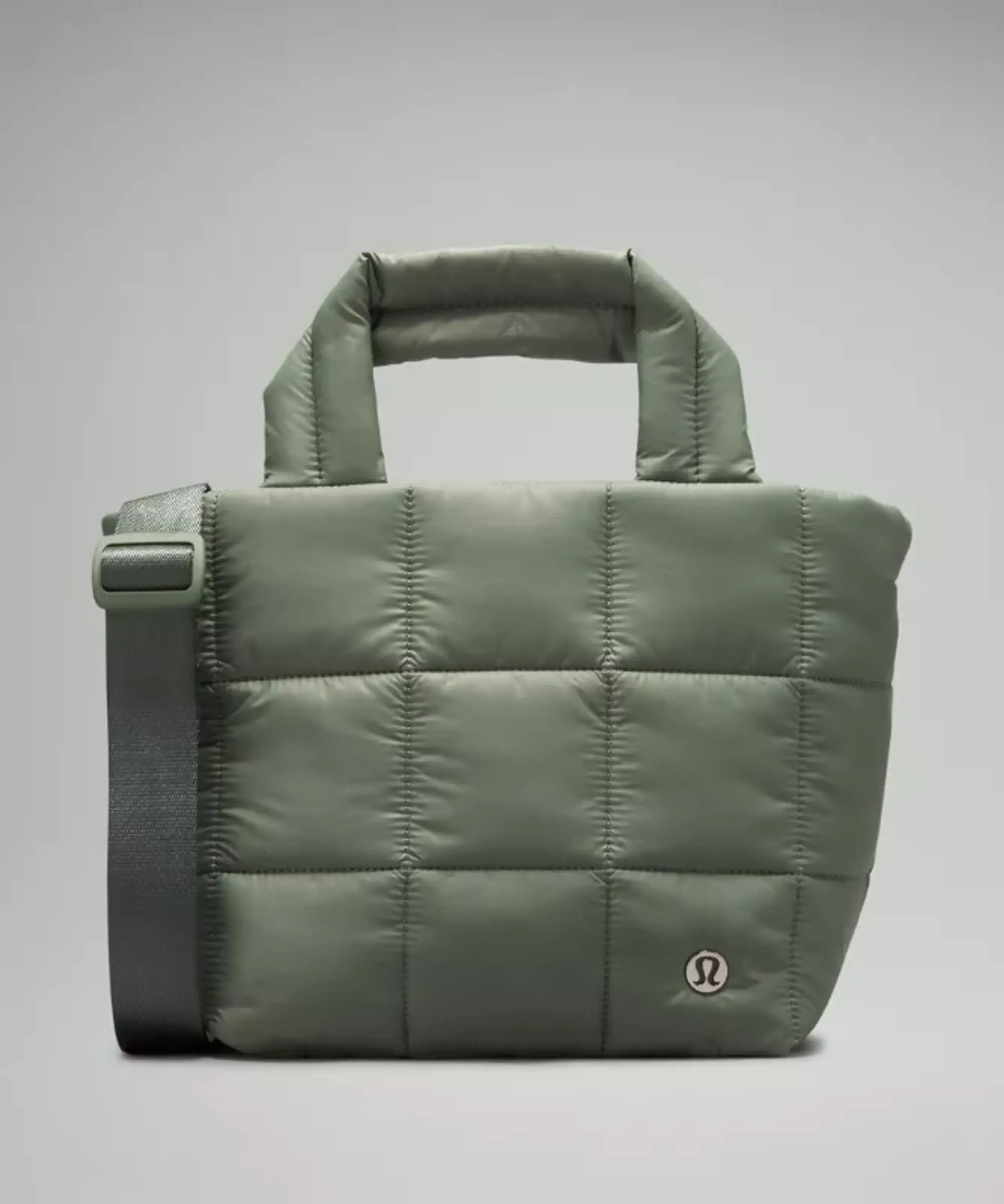 lululemon IE lululemon – Grid Tote Bag Mini 5L – Color Grey/Green/Pastel