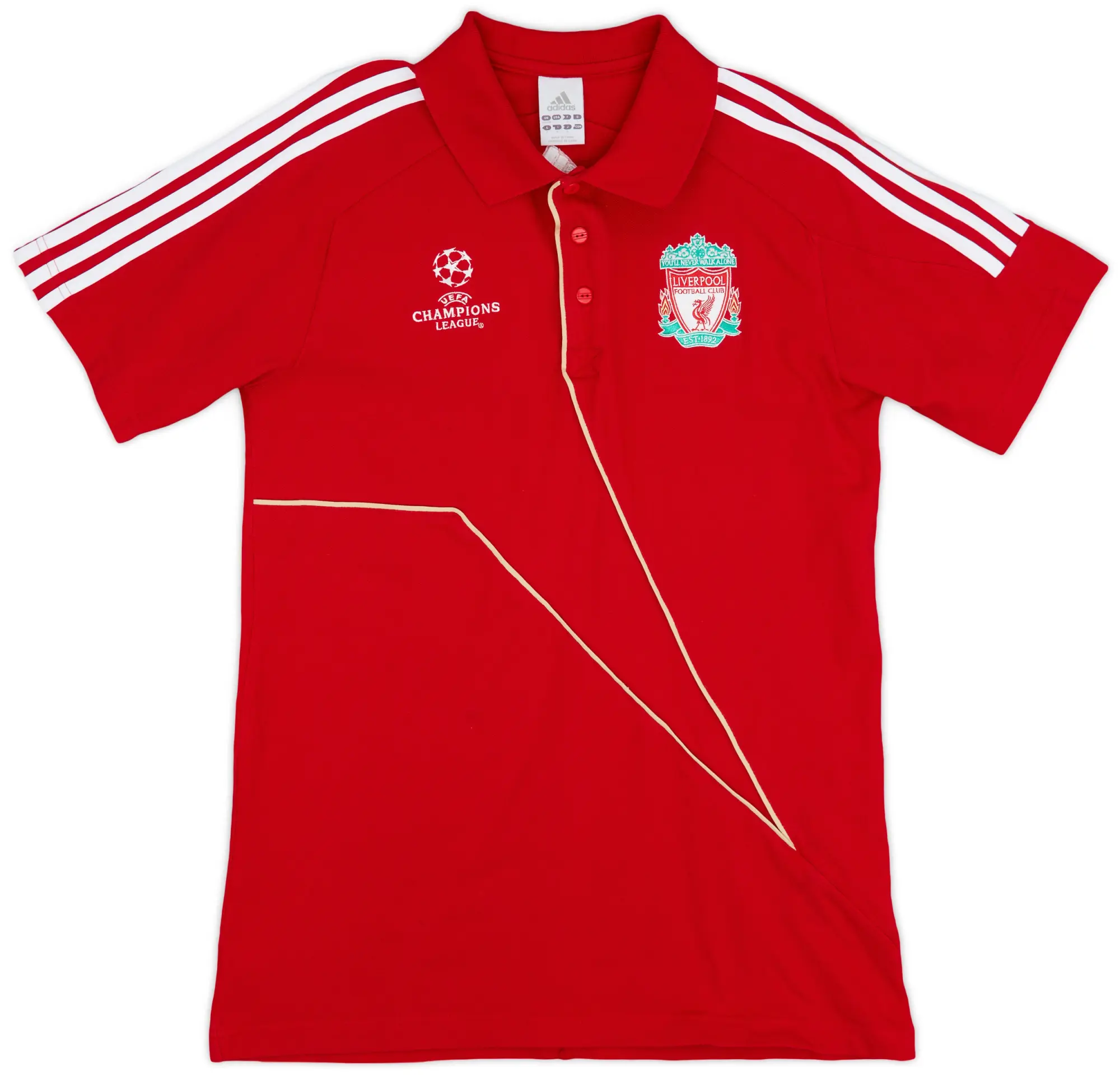 2009-10 Liverpool adidas CL Polo Shirt - 8/10 - (M)