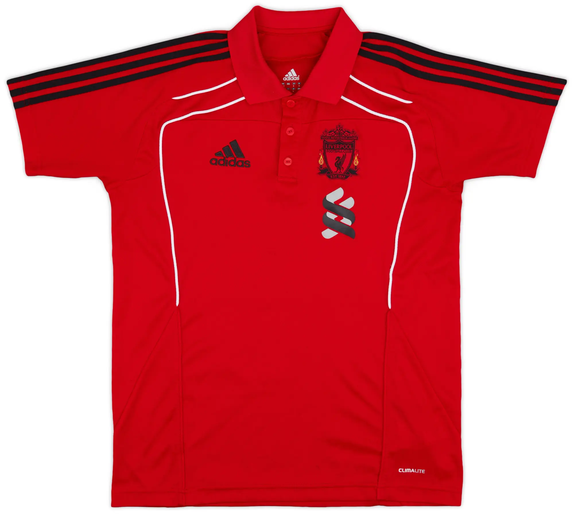 2010-11 Liverpool adidas Polo Shirt - 8/10 - (M)
