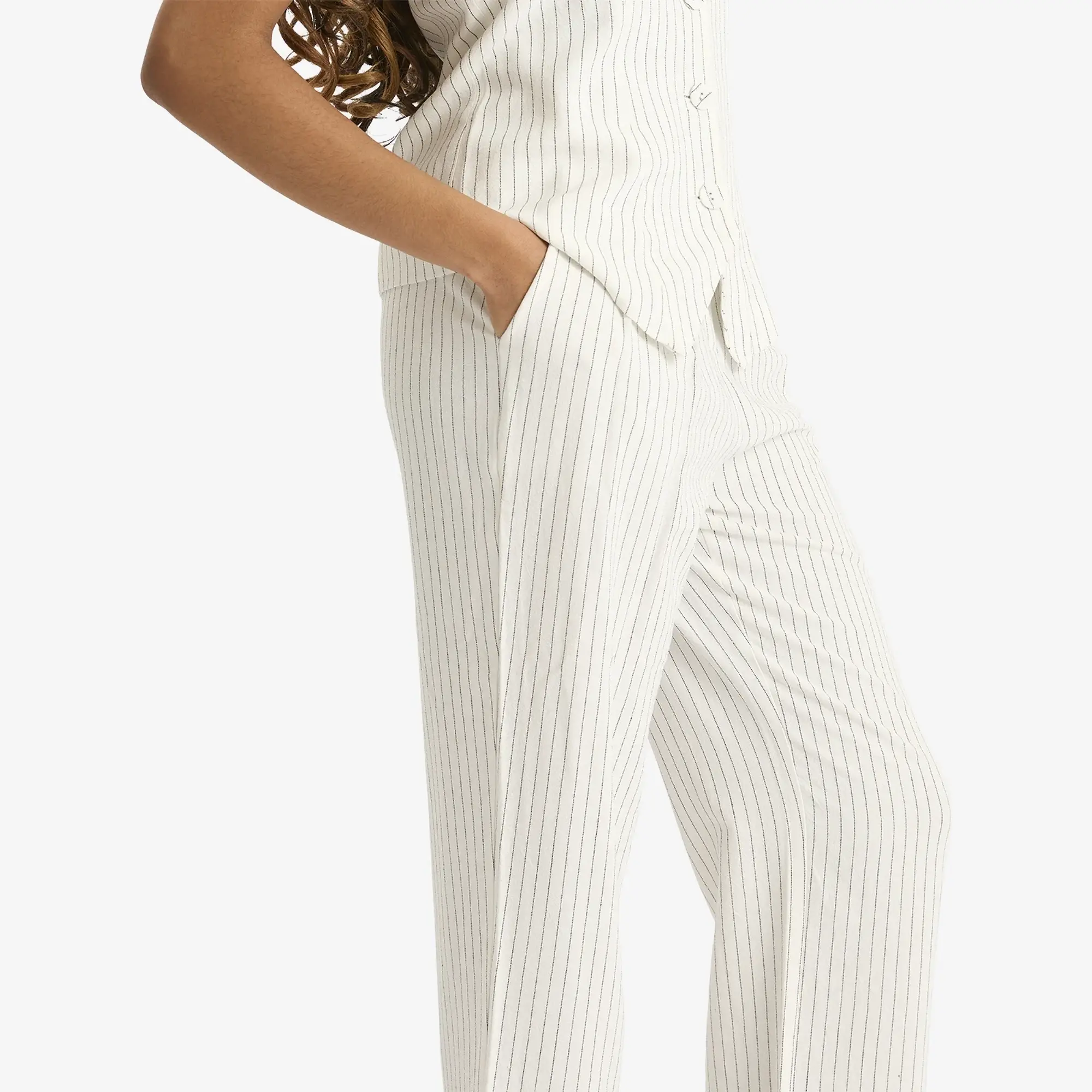 4th & Reckless Women's Sabrina Trousers Pinstripe