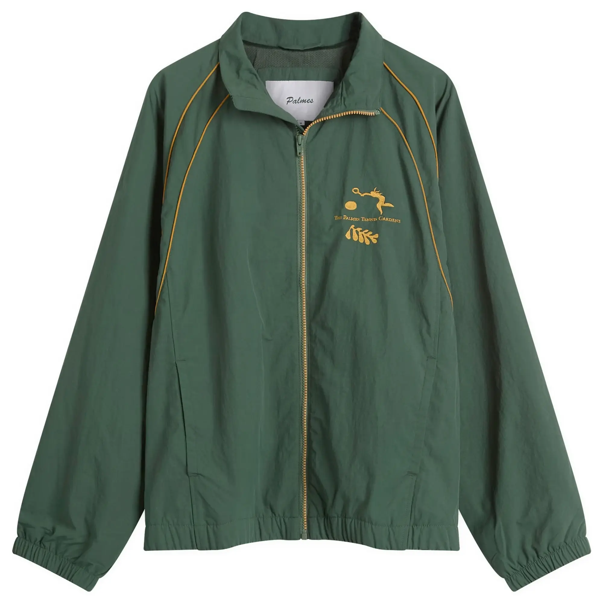 Palmes Men's Garden Track Jacket Dark Green