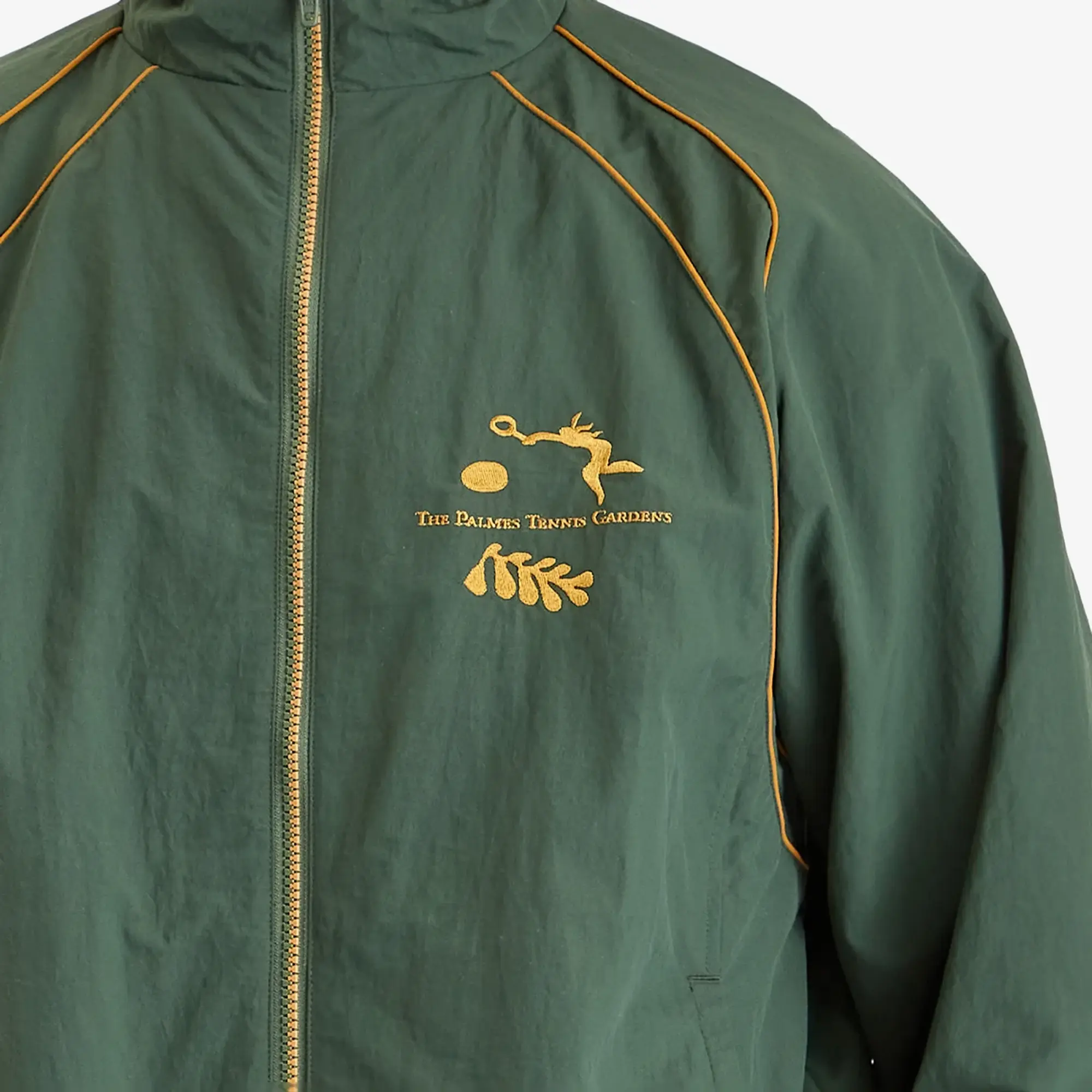 Palmes Men's Garden Track Jacket Dark Green