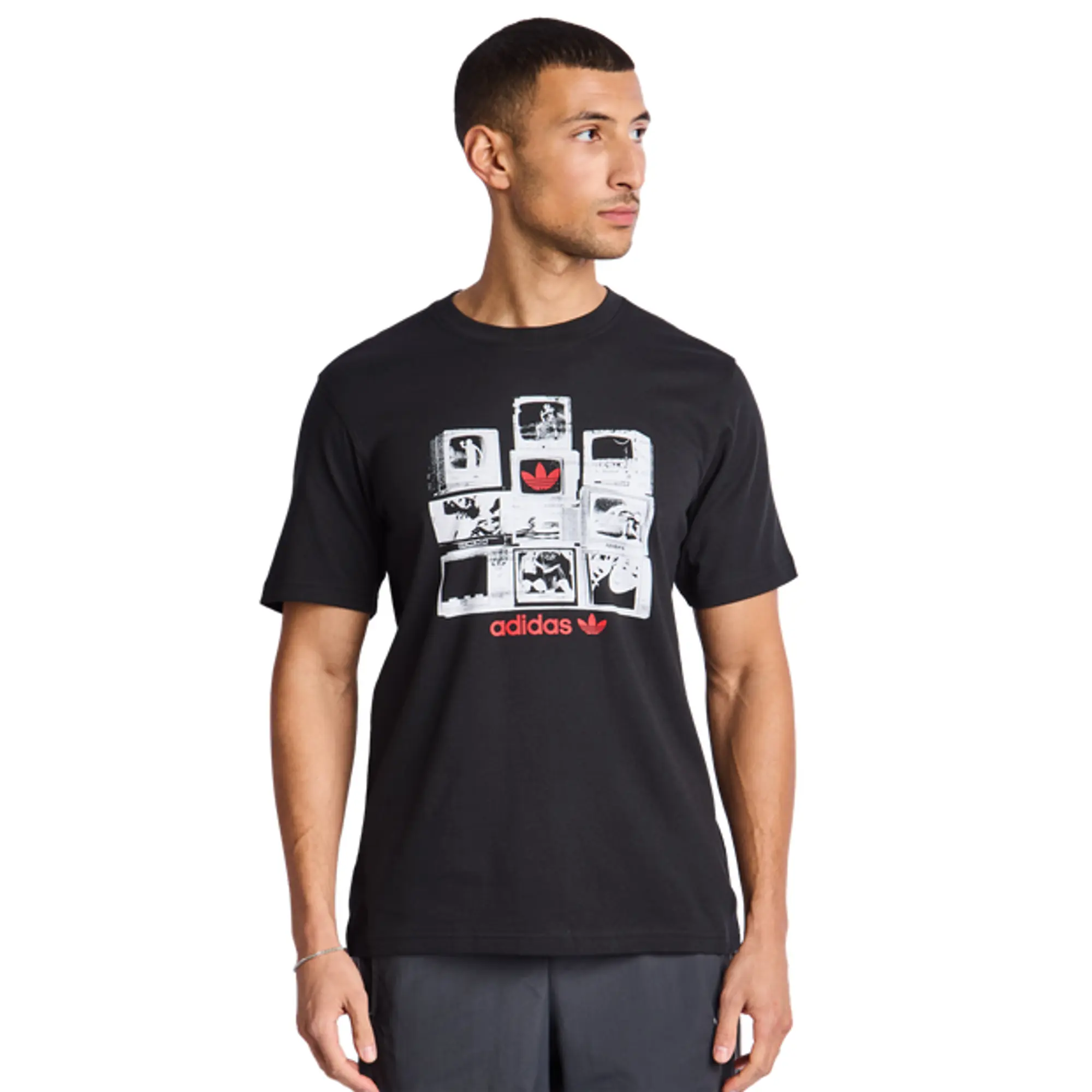 Adidas Graphics Men T-Shirts - Black