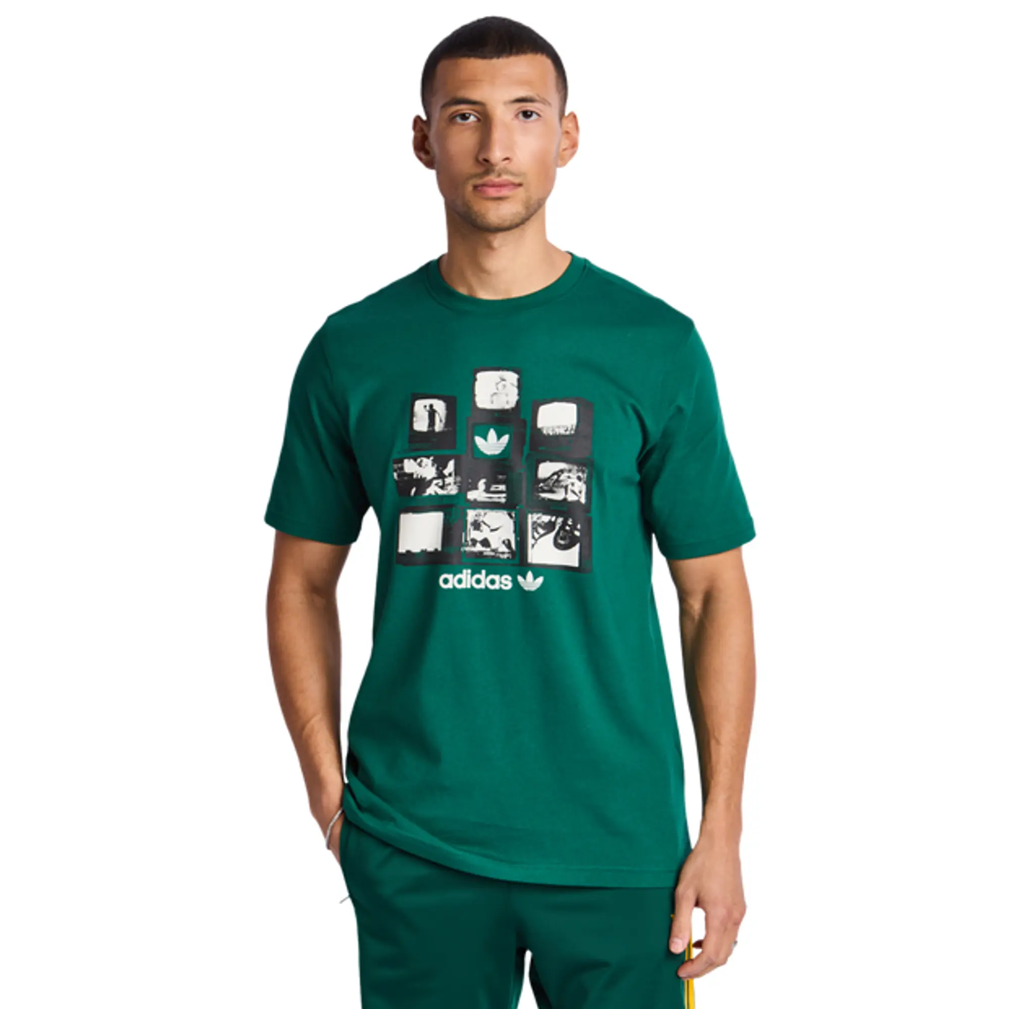 Adidas Graphics Men T-Shirts - Green