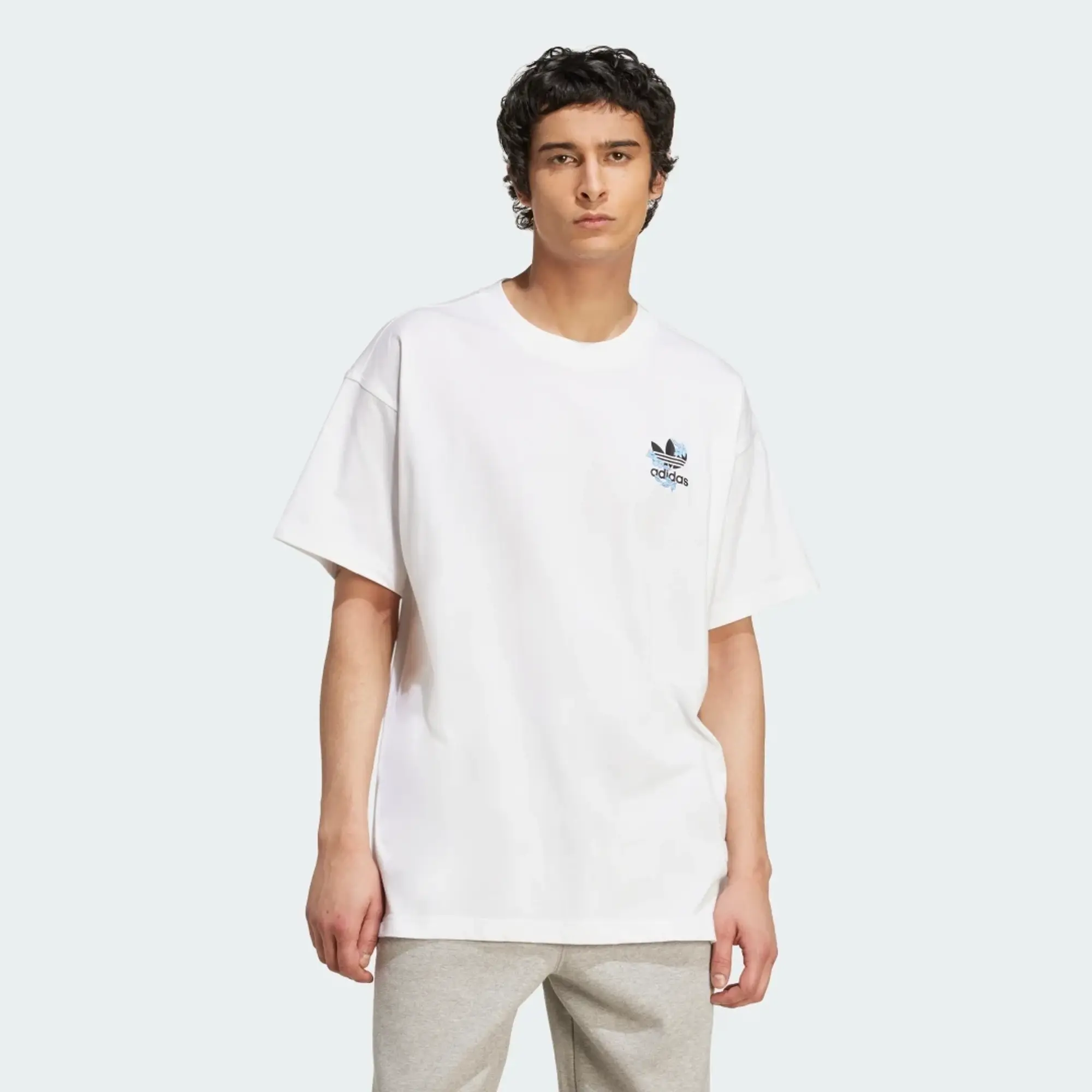 adidas Florals Logo Oversized T-Shirt