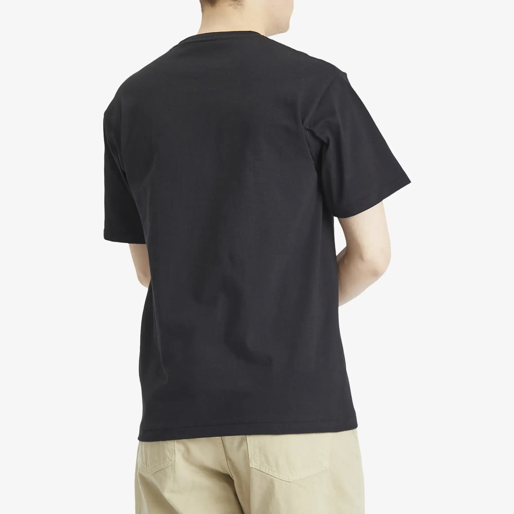 T-Shirt A Bathing Ape Stencil Circle Ape Face Tee Unisex Black Xxxl