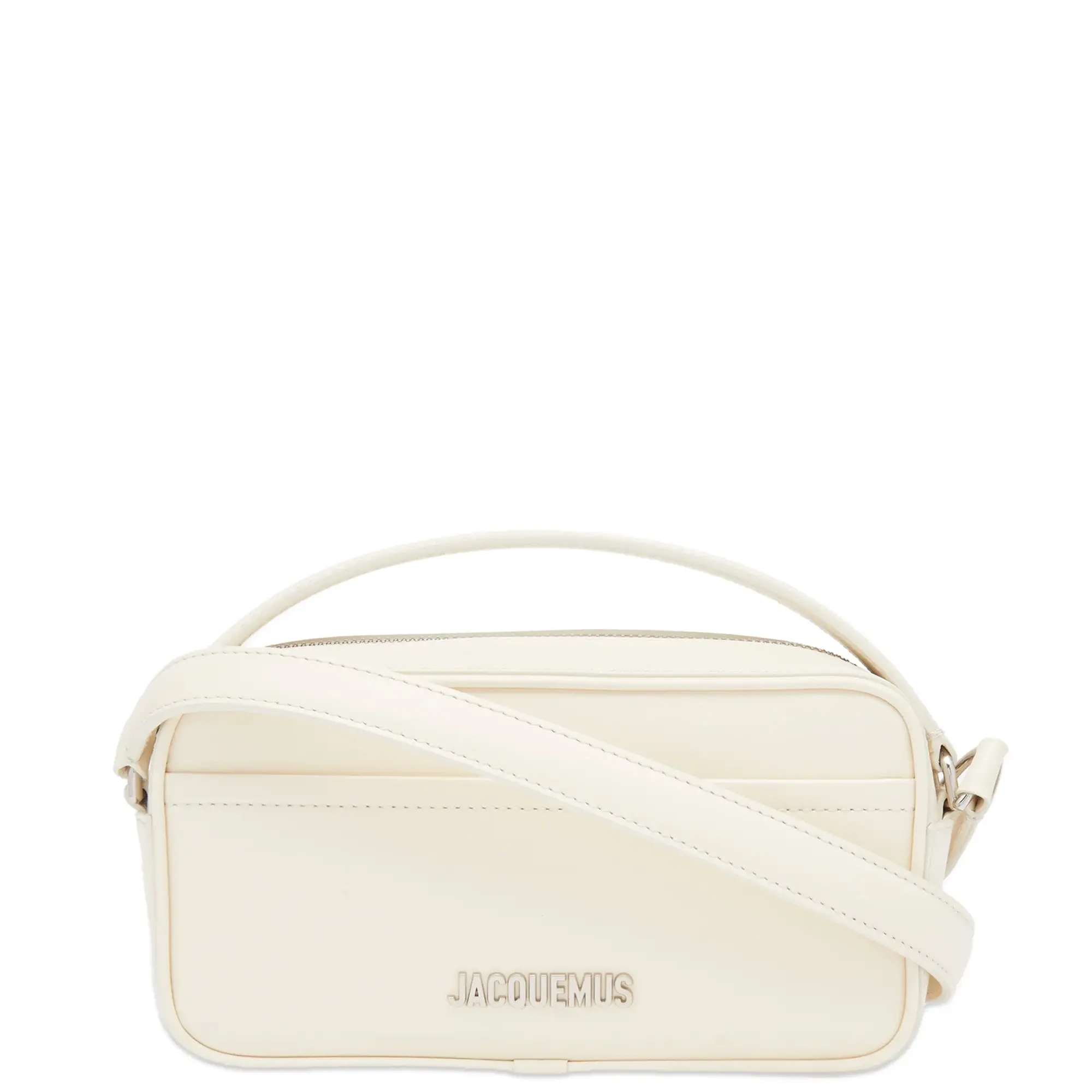 Jacquemus Men's Le Baneto Small Messenger Bag Light Ivory