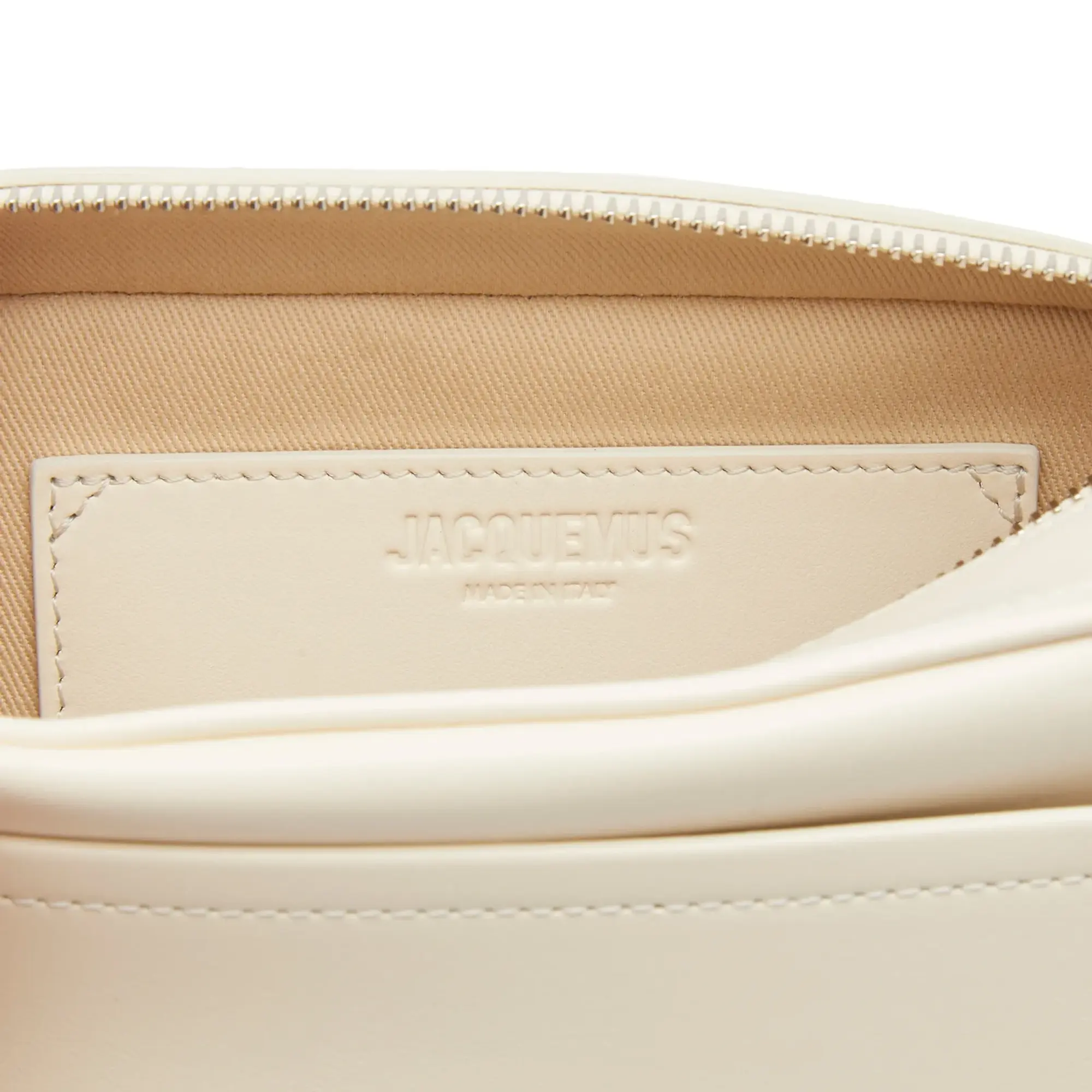 Jacquemus Men's Le Baneto Small Messenger Bag Light Ivory