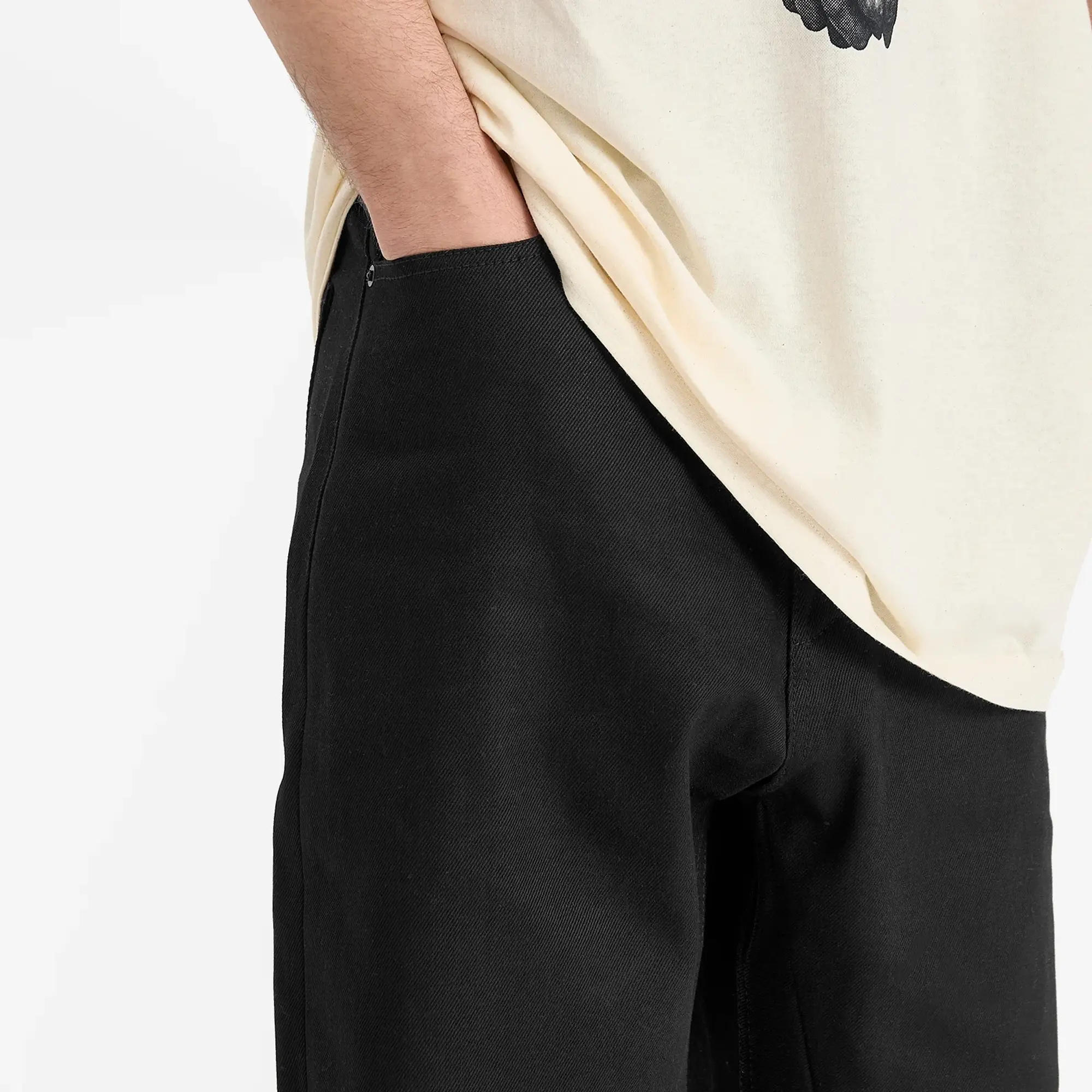 Rick Owens DRKSHDW Men's Geth Cut Off Shorts Black