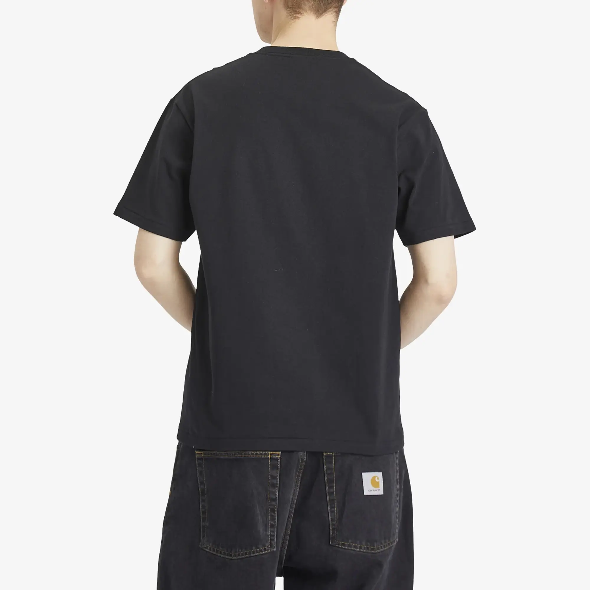 T-Shirt A Bathing Ape Embroidery Style Souvenir Logo Tee Unisex Black L