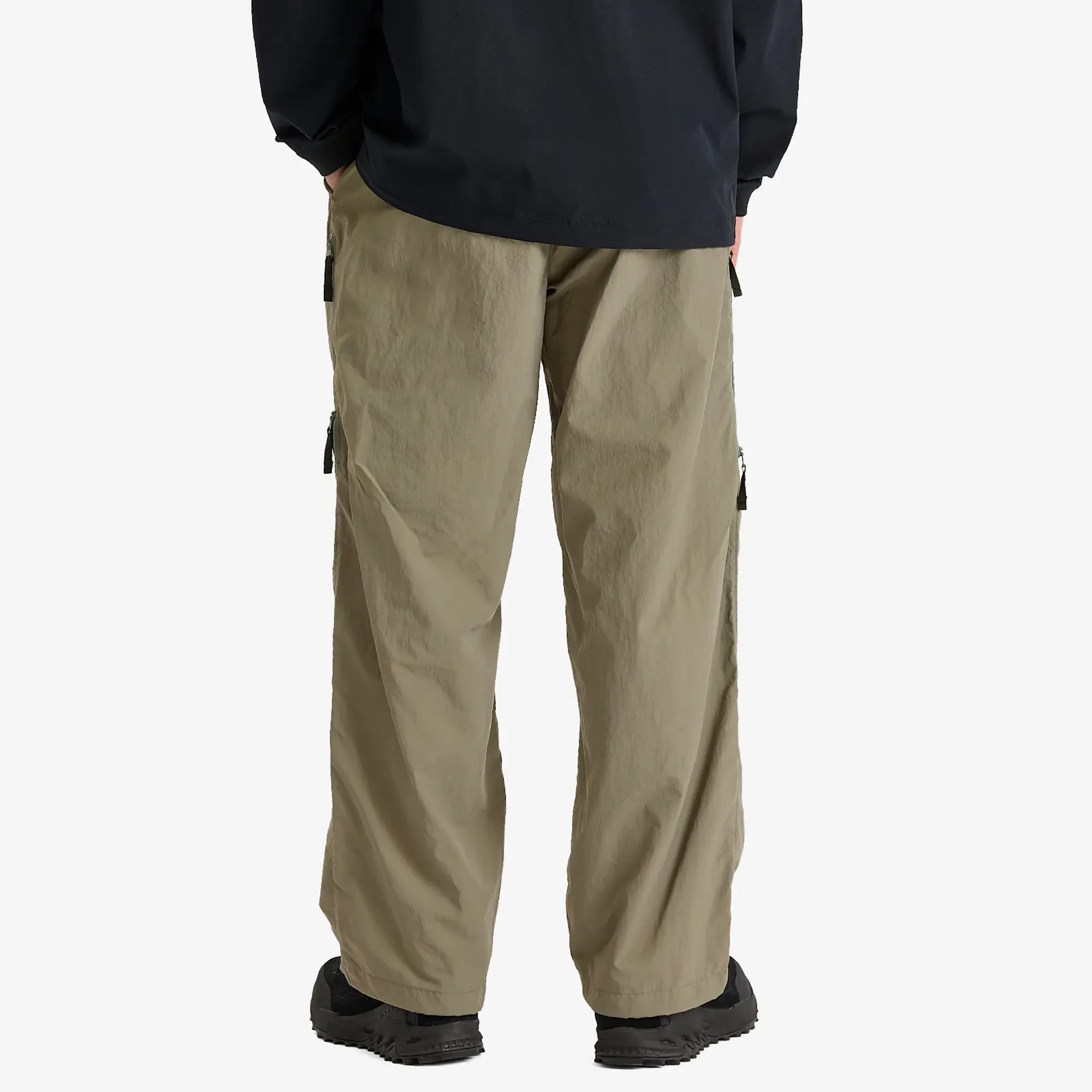 Snow Peak Men's Nylon Tussah Utility Storage Pants Light Olive