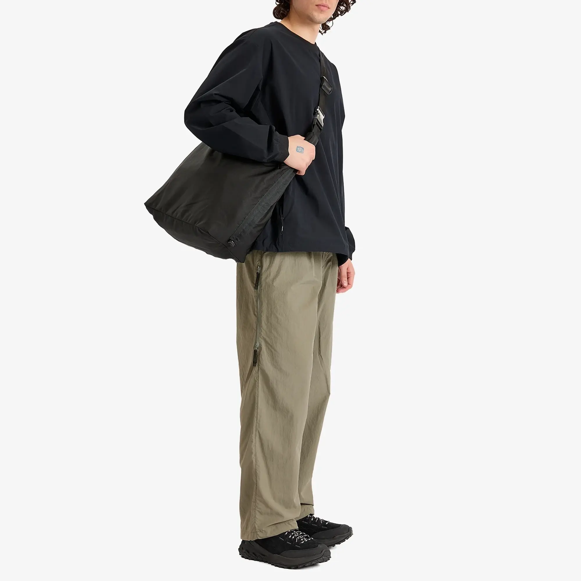 Snow Peak Men's Nylon Tussah Utility Storage Pants Light Olive