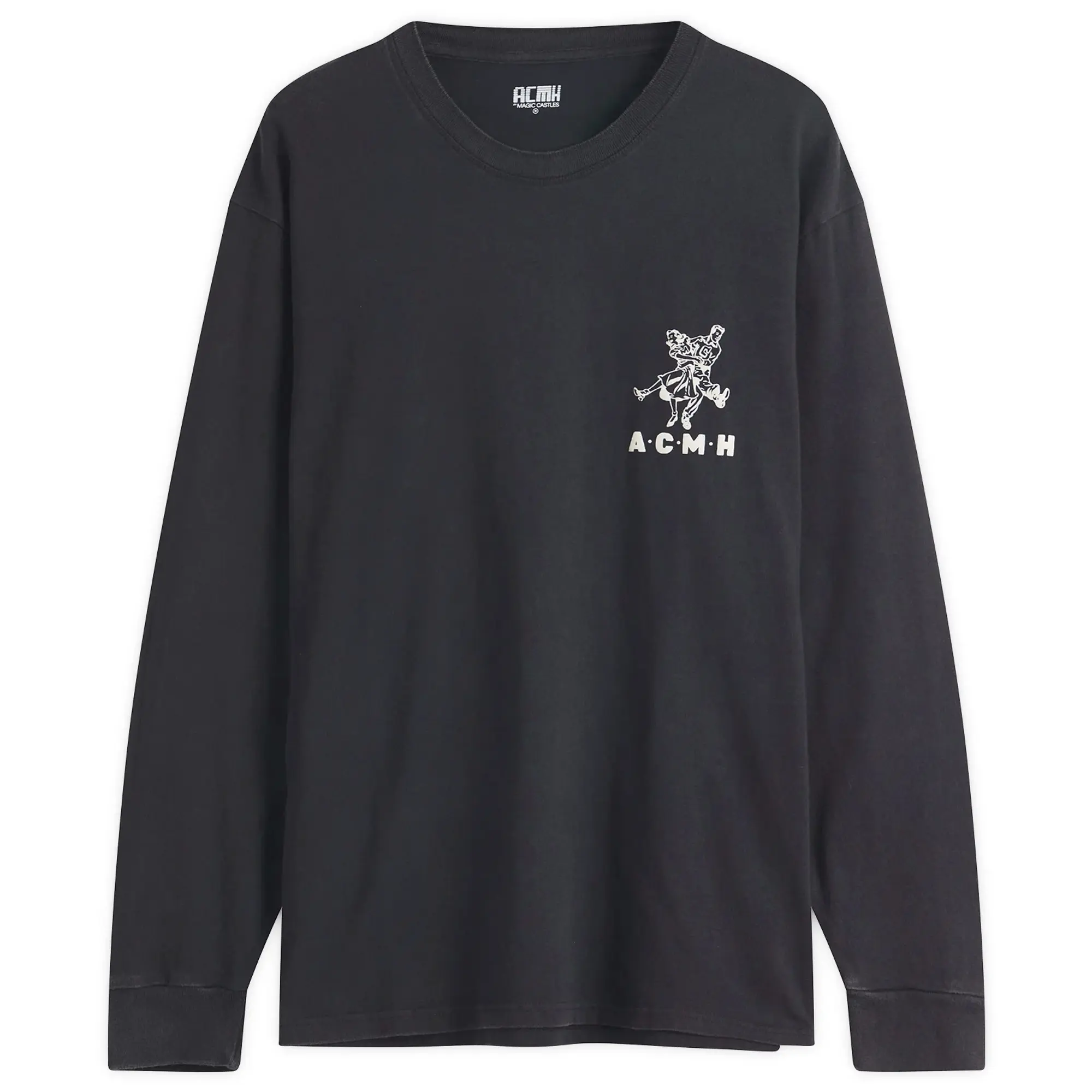 ACMH by Magic Castles Men's Dancers Only Long Sleeve T-Shirt Black