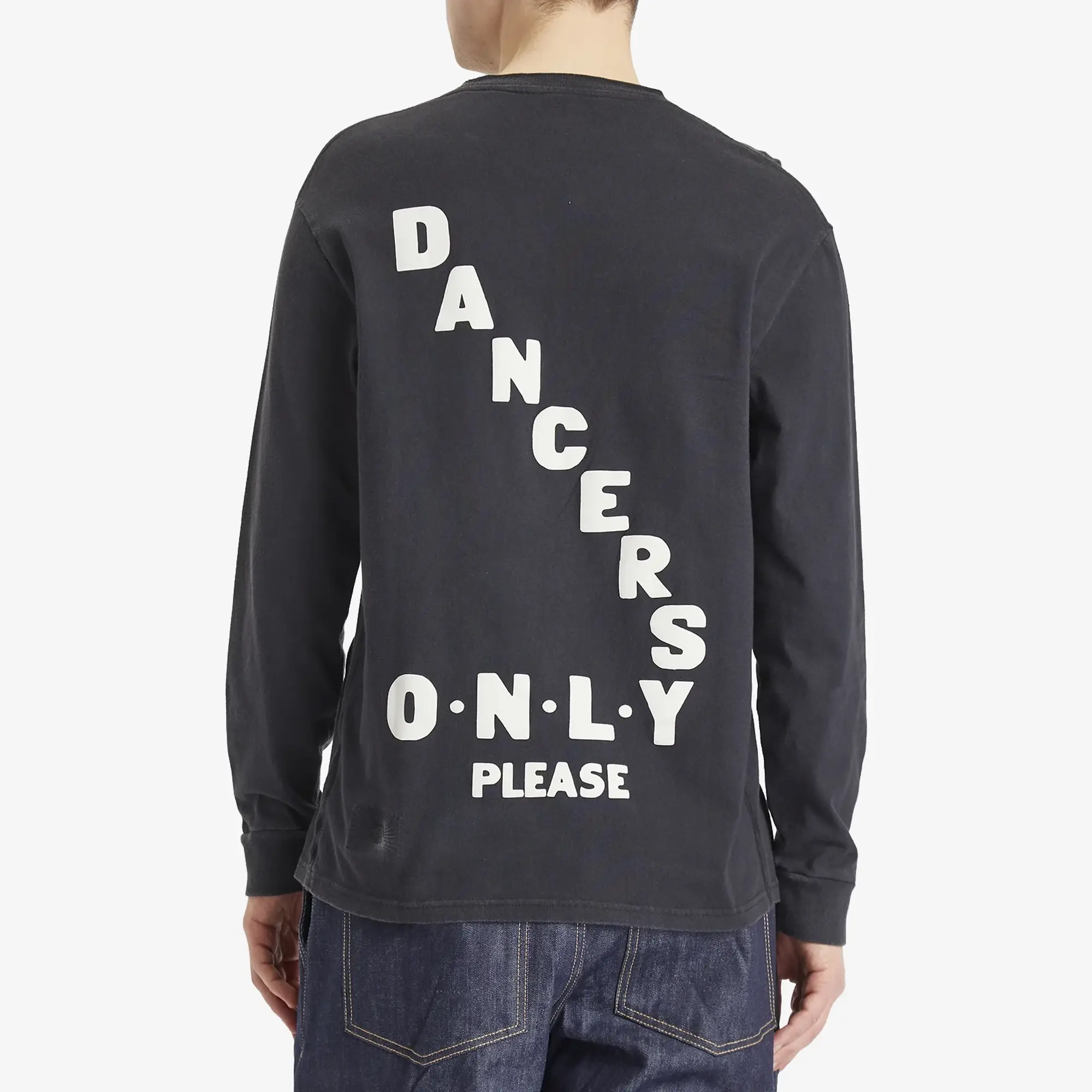 ACMH by Magic Castles Men's Dancers Only Long Sleeve T-Shirt Black