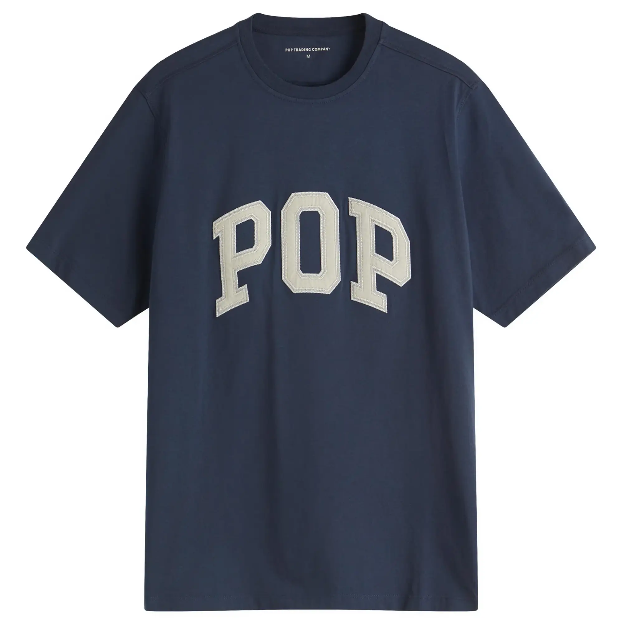 Pop Trading Company Men's Arch Logo T-Shirt Navy