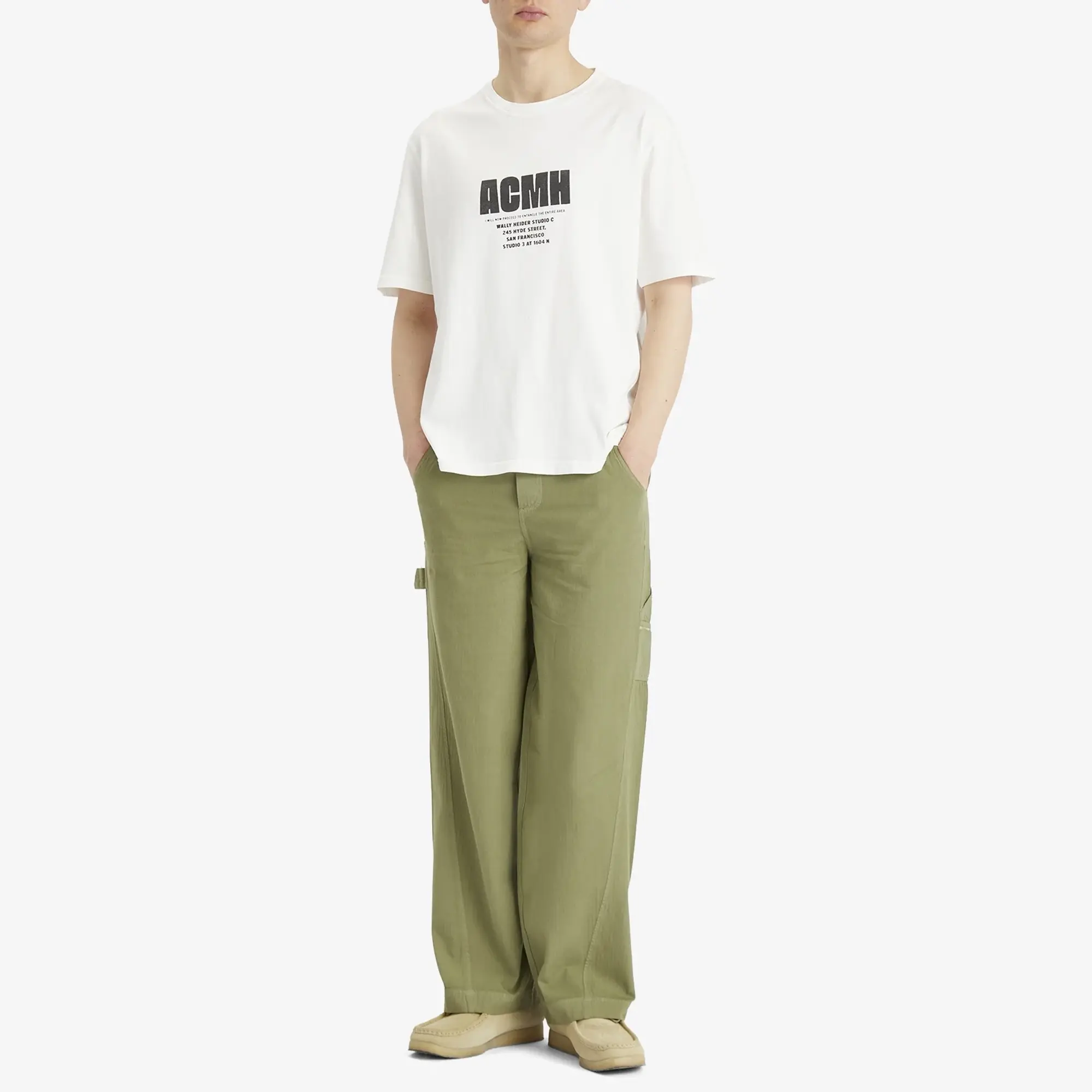 ACMH by Magic Castles Men's Printed T-Shirt Off White