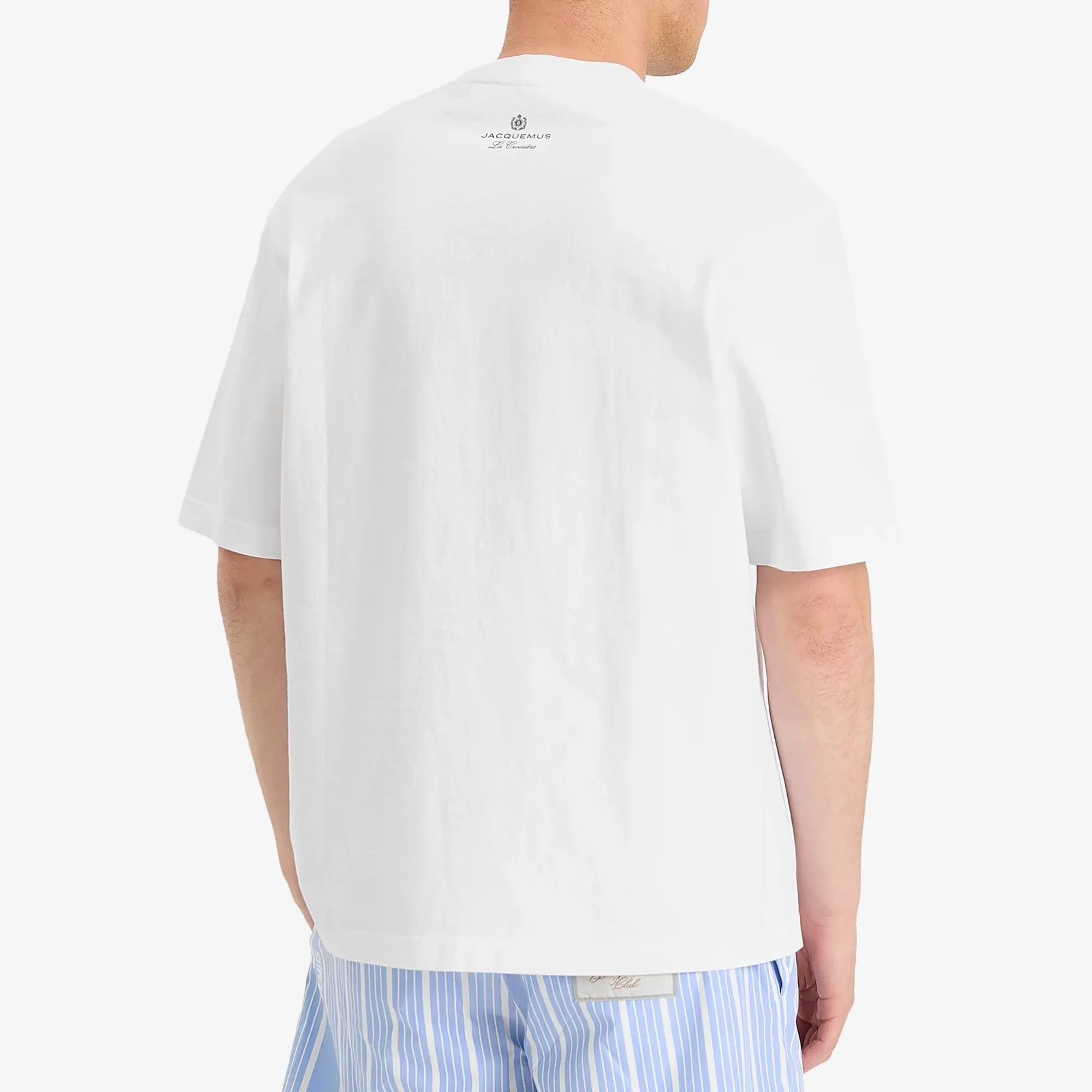 Jacquemus Men's Arty Hotel Logo T-Shirt Arty Hotel White