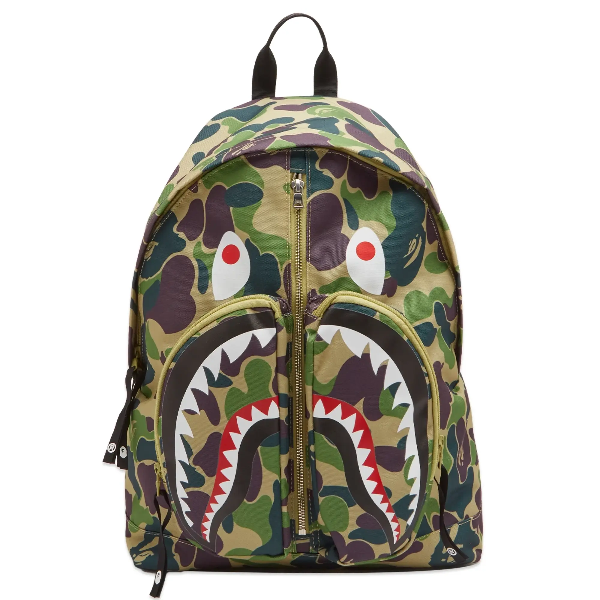 A Bathing Ape Men's ABC Camo Shark Daypack Black