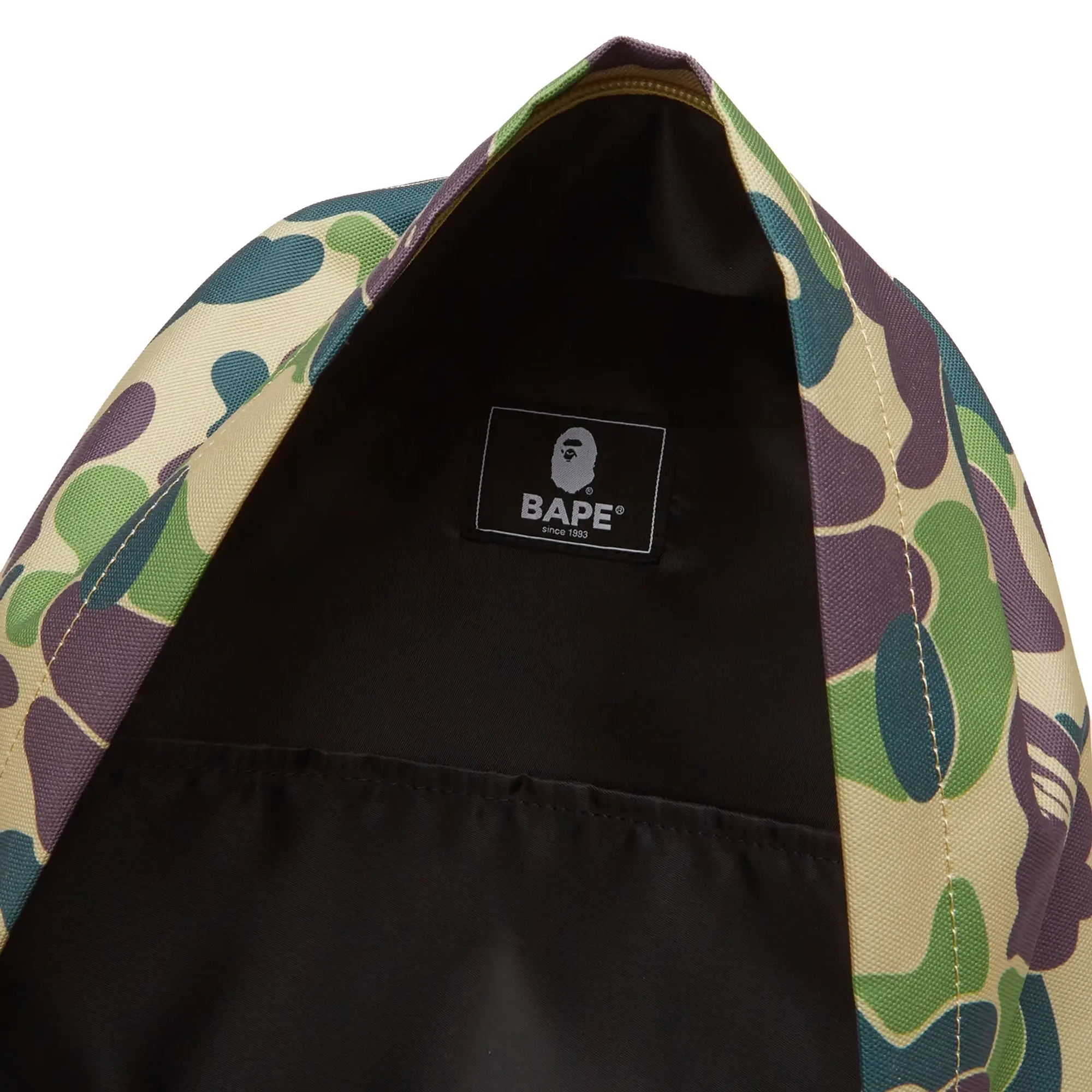 A Bathing Ape Men's ABC Camo Shark Daypack Black