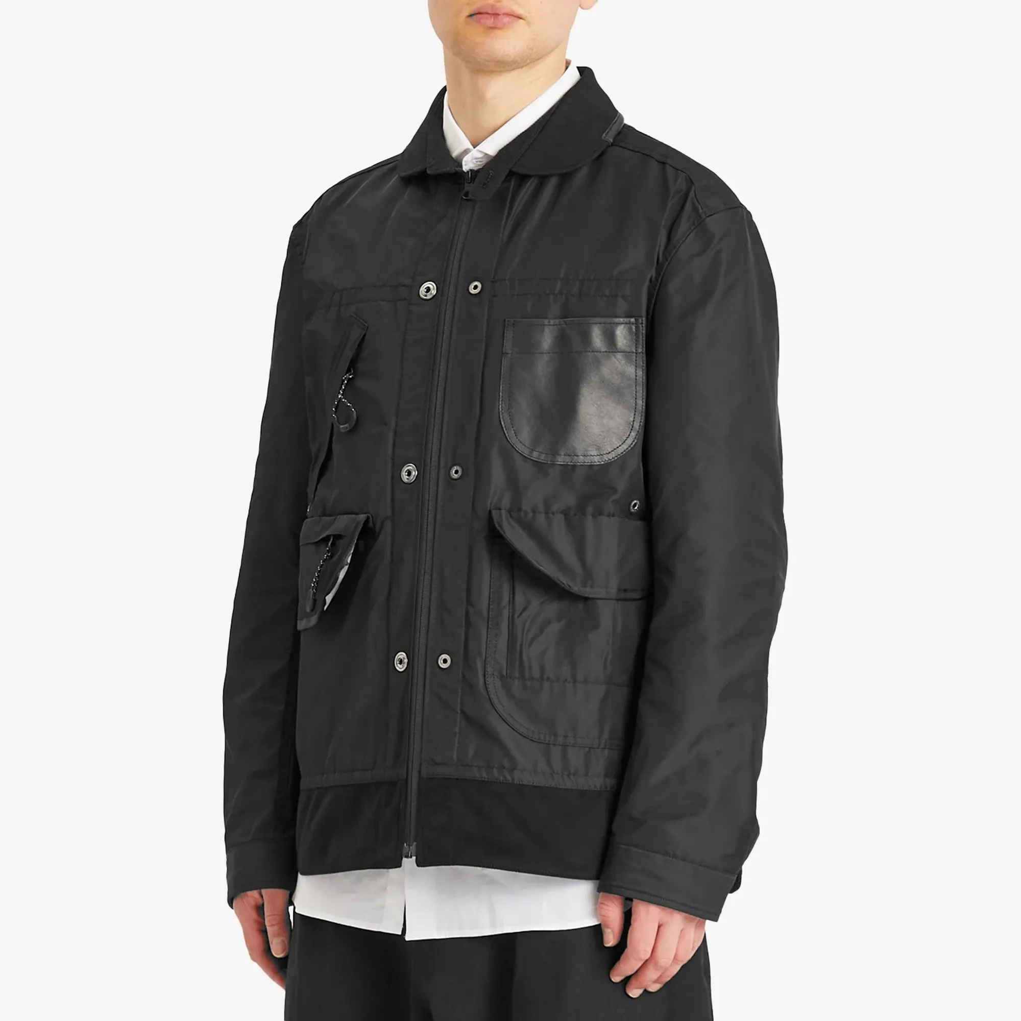 Junya Watanabe MAN Men's x Oakley Twill Jacket Black | WO-J902-100