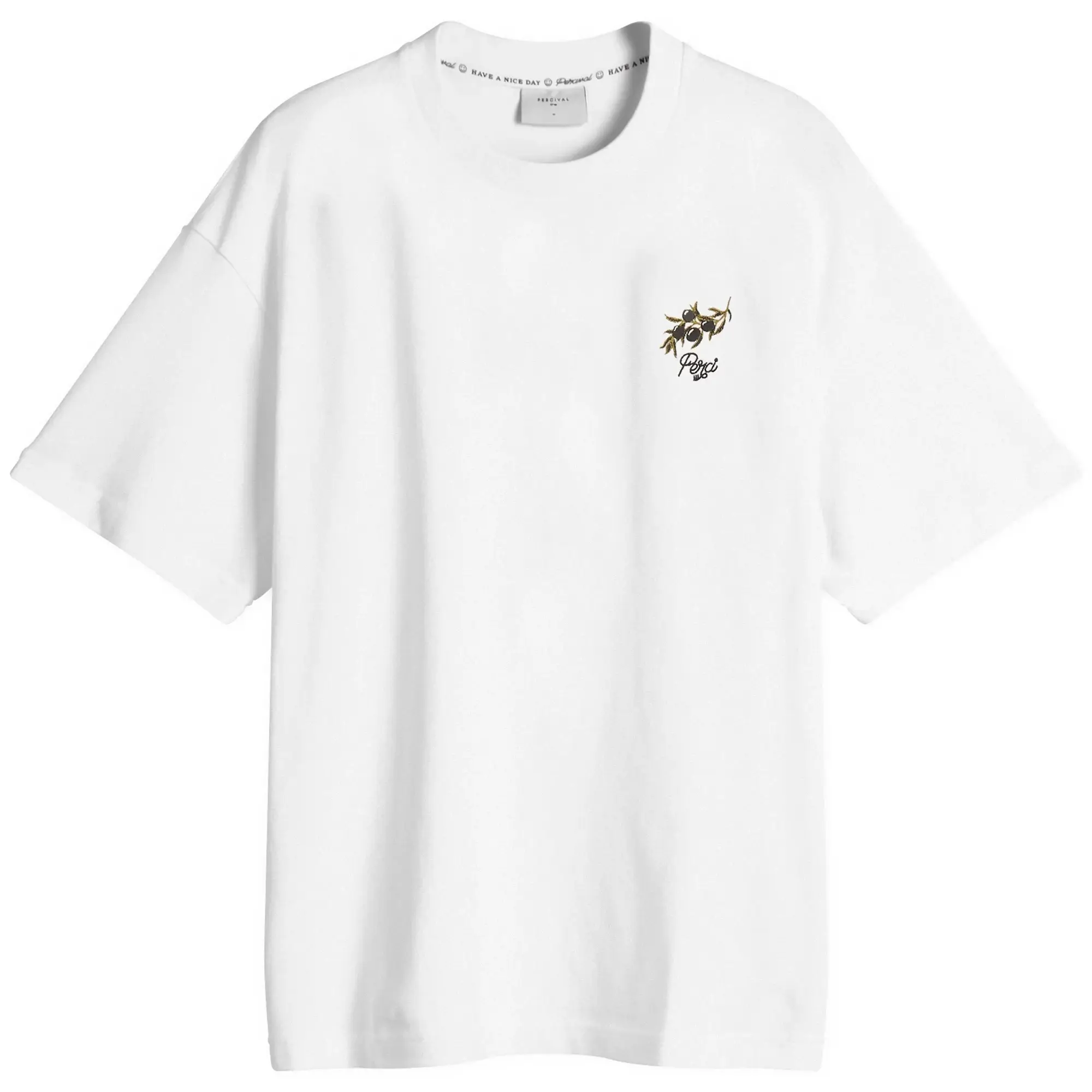 Percival Men's Ricette Oversized T-Shirt White